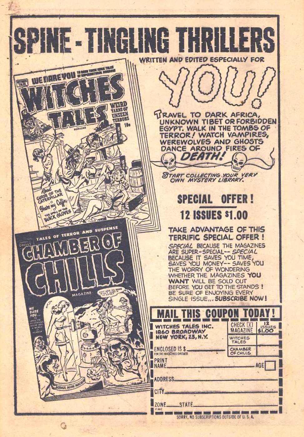 Read online Chamber of Chills (1951) comic -  Issue #5 - 20