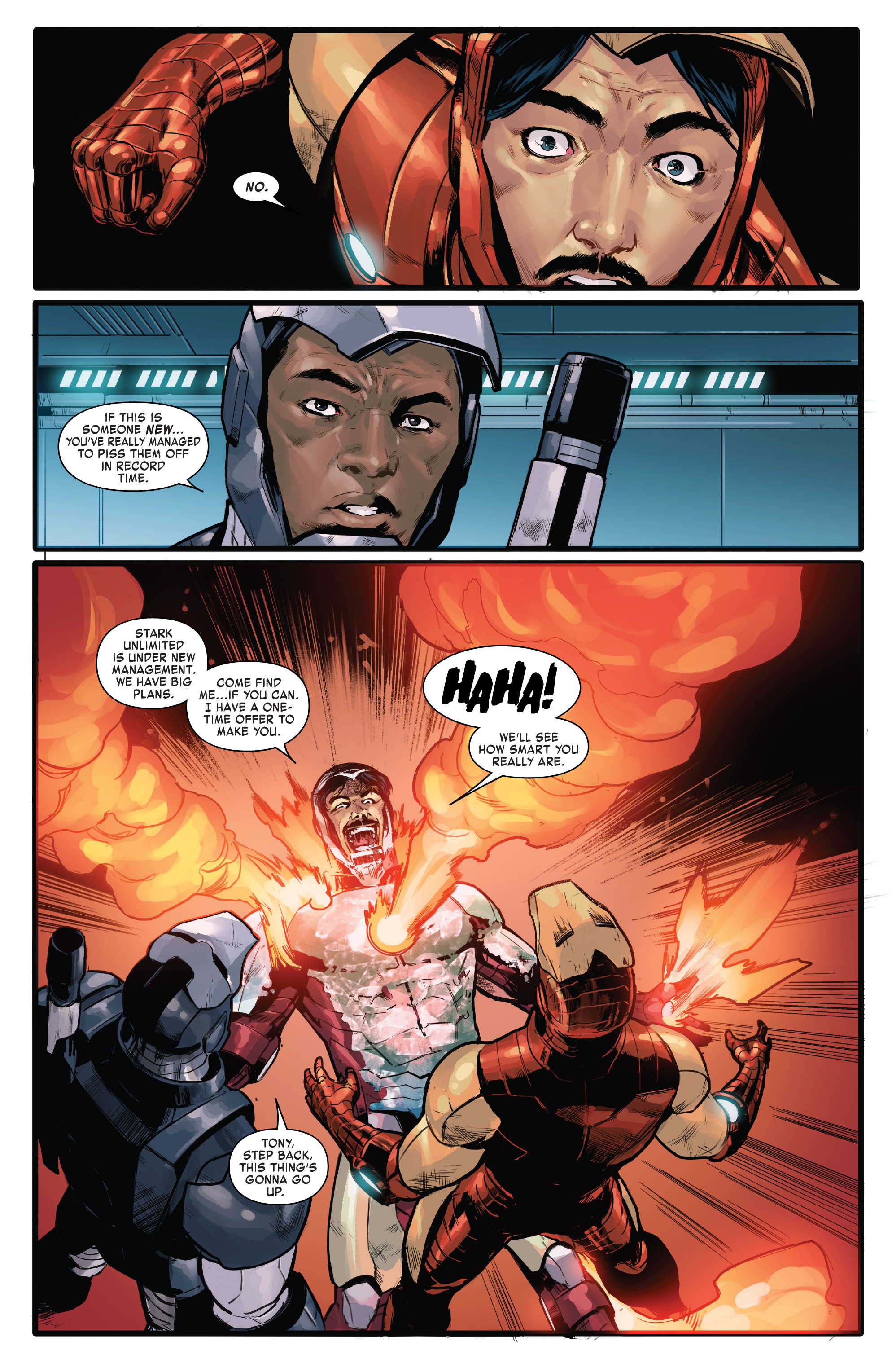 Read online The Invincible Iron Man (2022) comic -  Issue #3 - 21