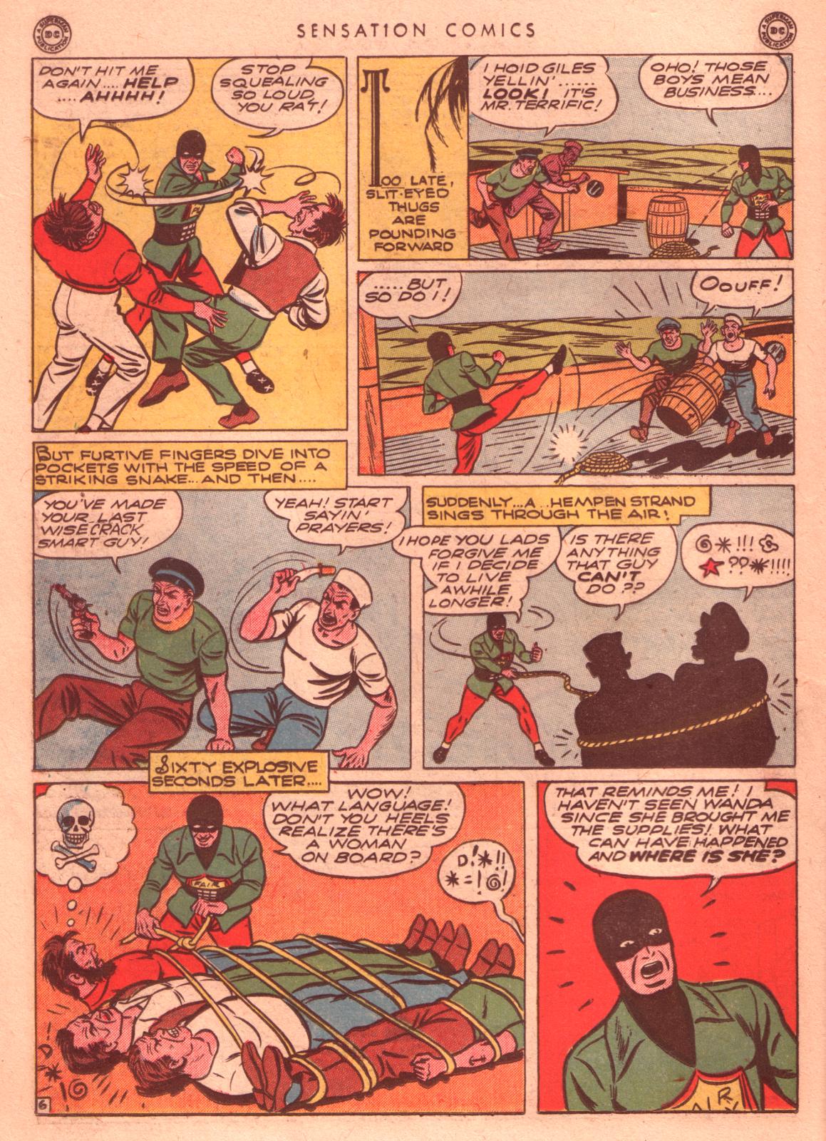 Read online Sensation (Mystery) Comics comic -  Issue #35 - 36