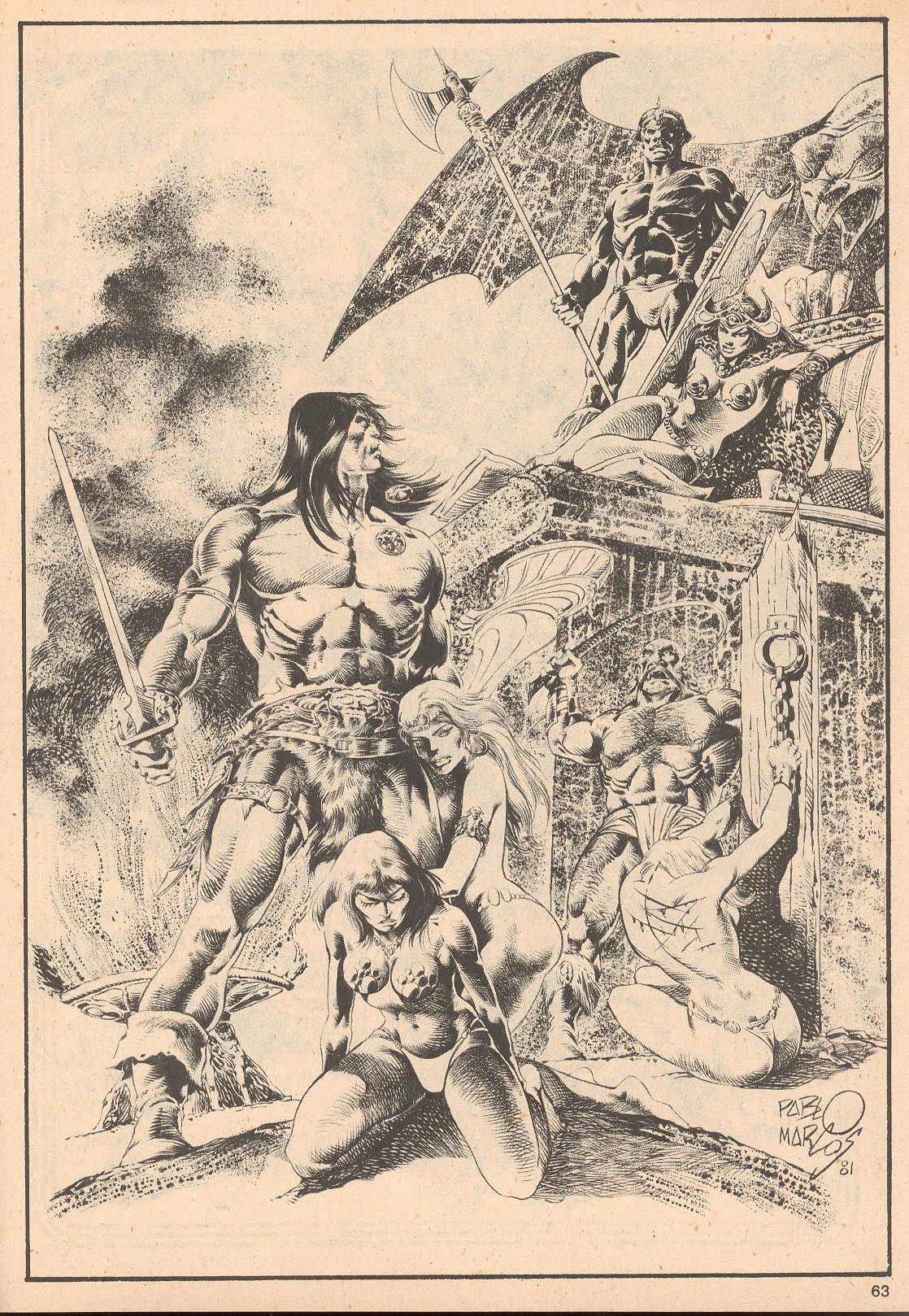 Read online The Savage Sword Of Conan comic -  Issue #68 - 63