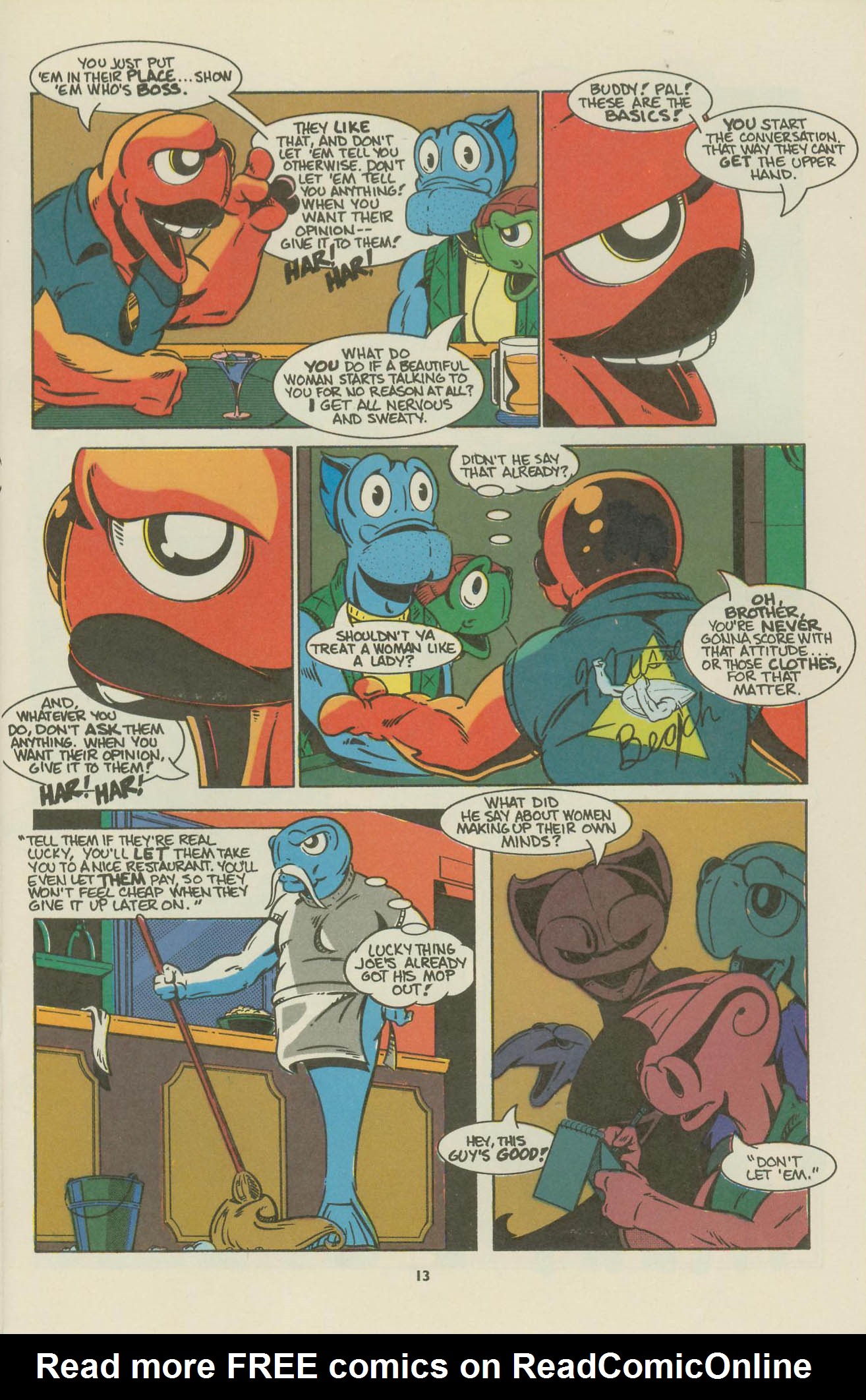 Read online The Fish Police comic -  Issue #14 - 15