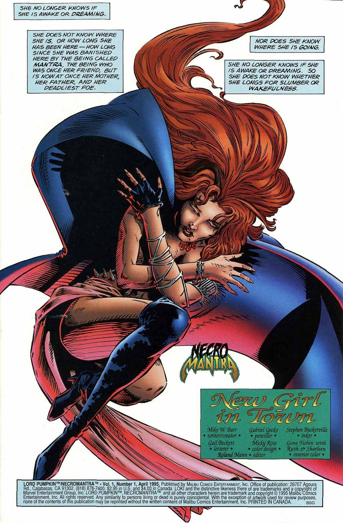 Read online Lord Pumpkin/Necromantra comic -  Issue #1 - 3