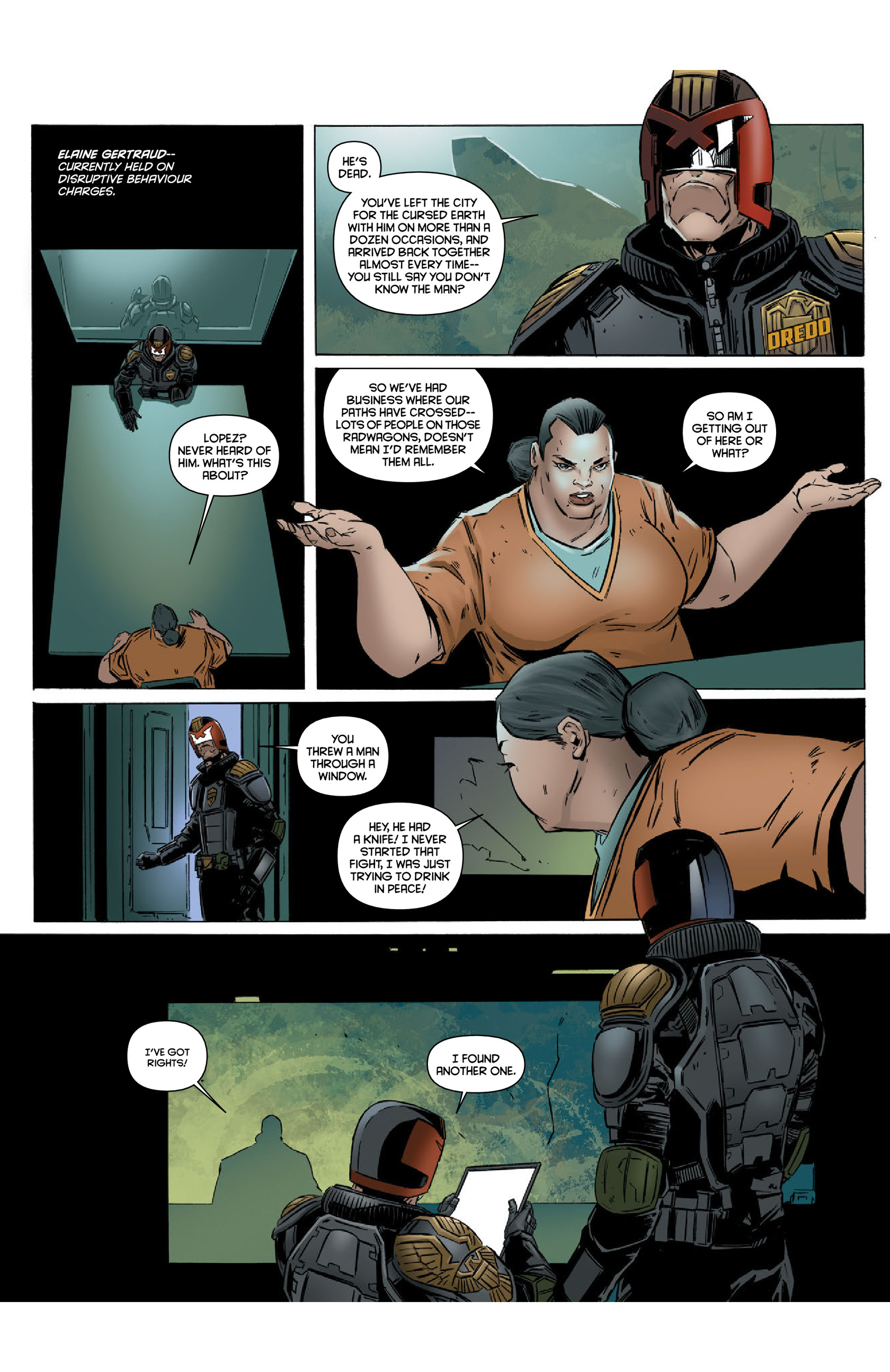 Read online Dredd: Dust comic -  Issue #1 - 14