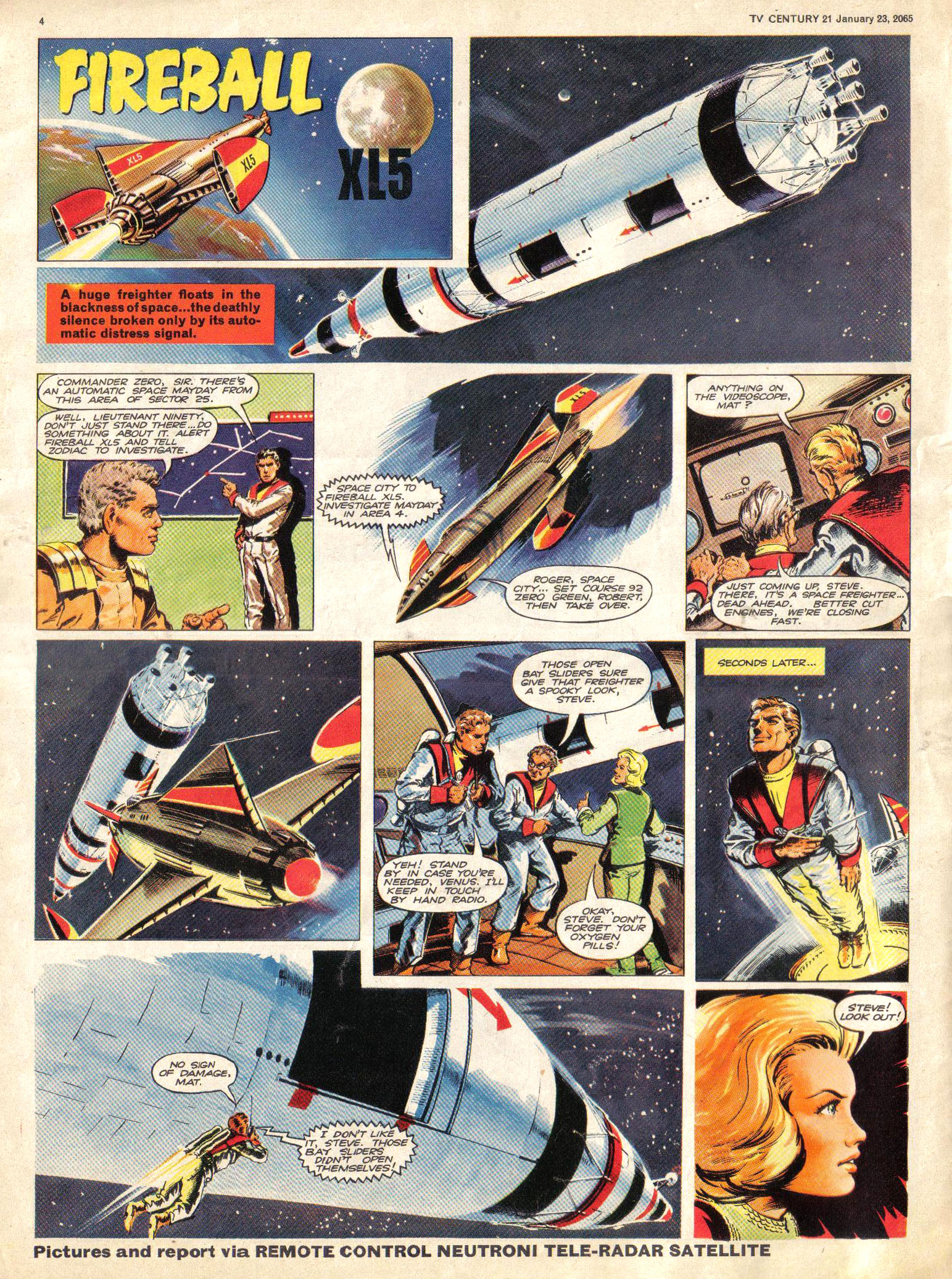Read online TV Century 21 (TV 21) comic -  Issue #1 - 4