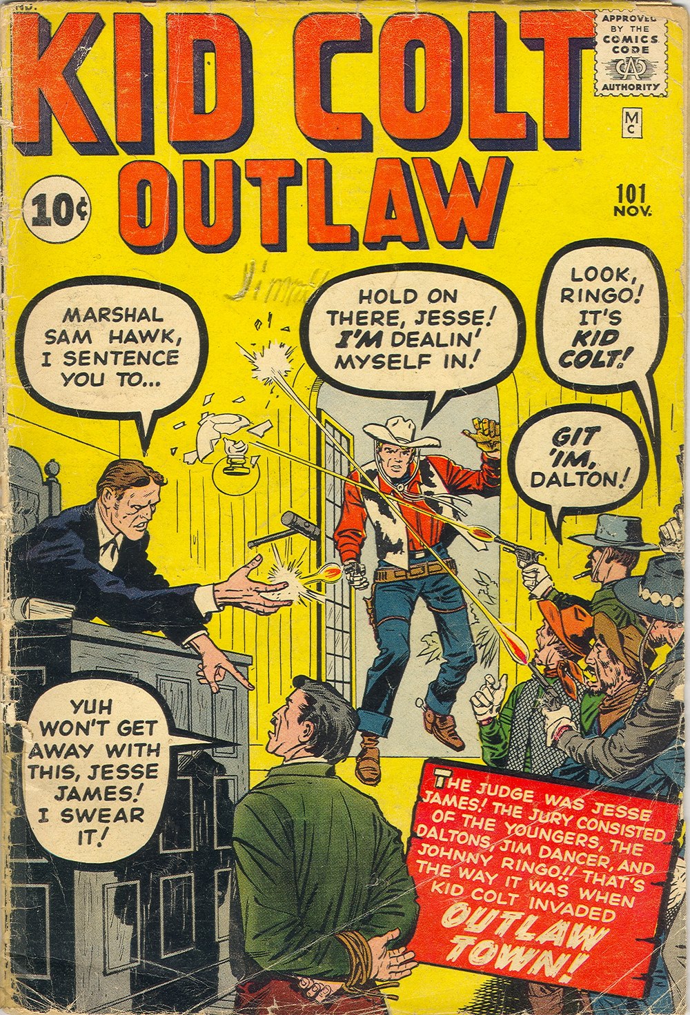 Read online Kid Colt Outlaw comic -  Issue #101 - 1