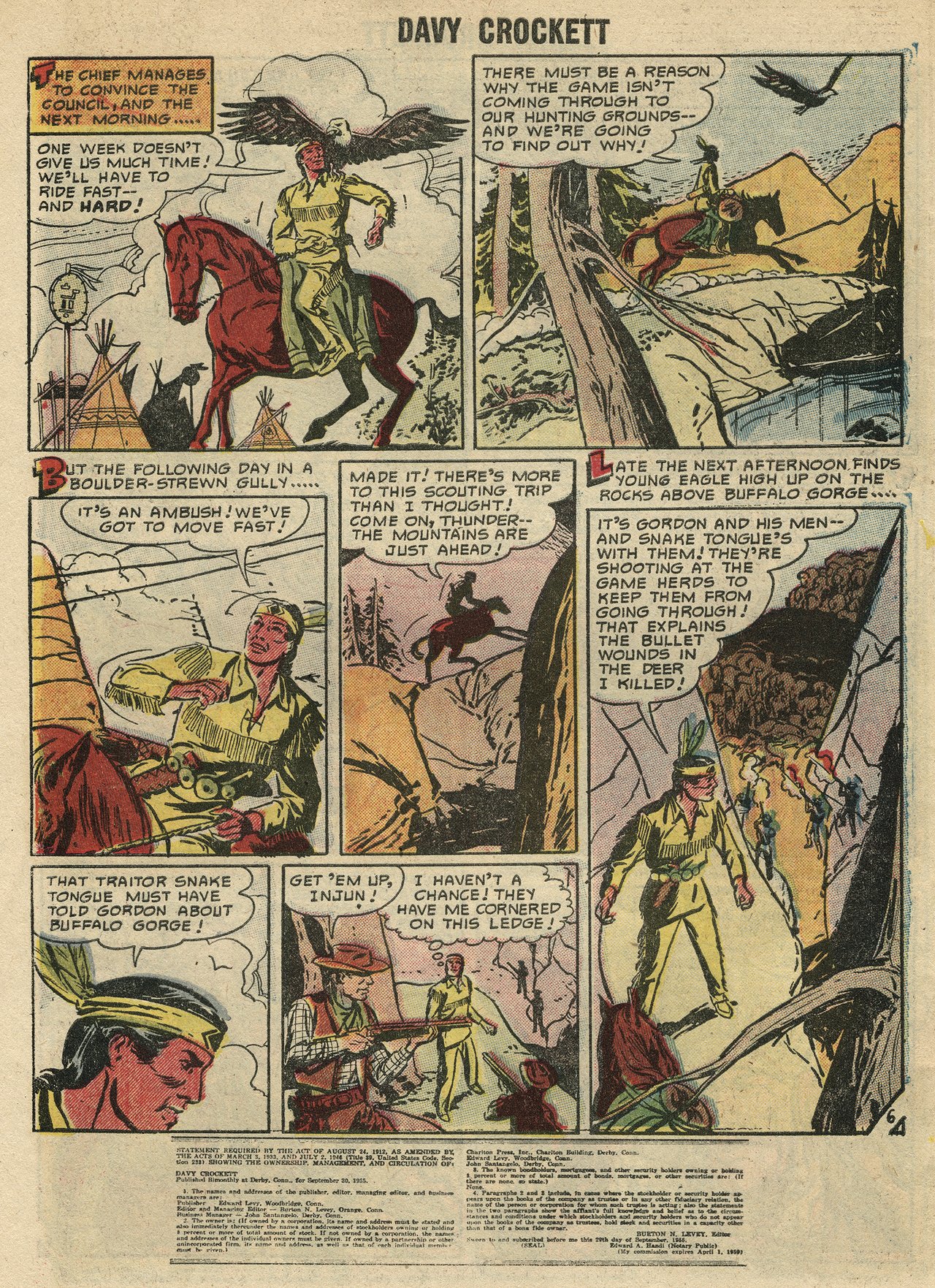 Read online Davy Crockett comic -  Issue #6 - 30