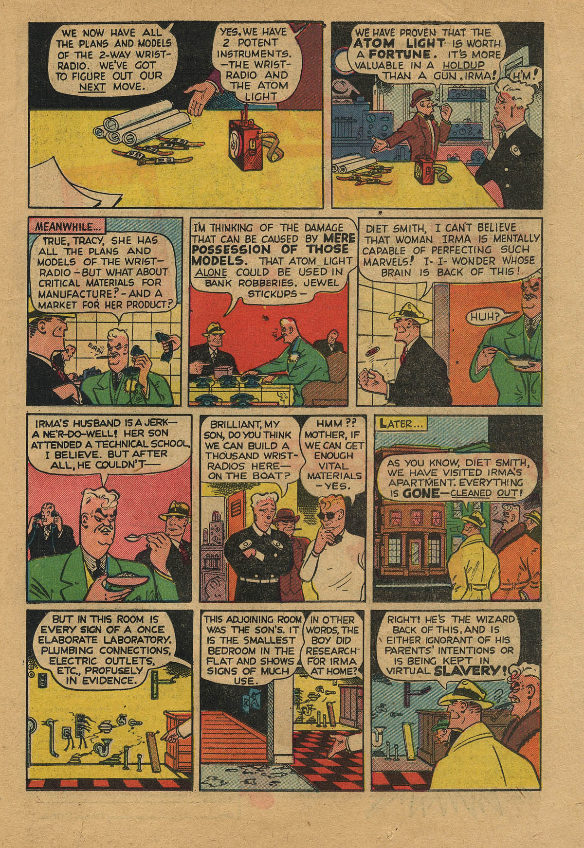 Read online Dick Tracy comic -  Issue #40 - 19