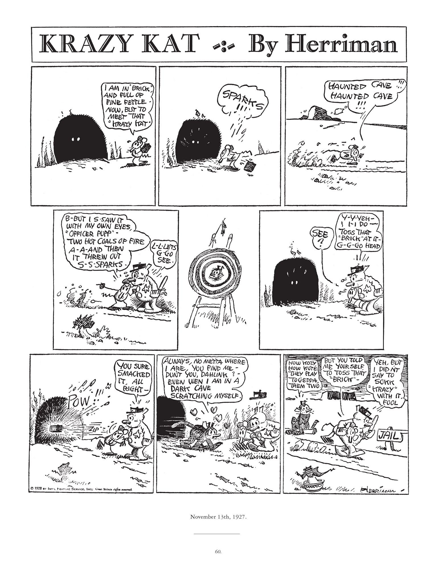 Read online Krazy & Ignatz comic -  Issue # TPB 5 - 60