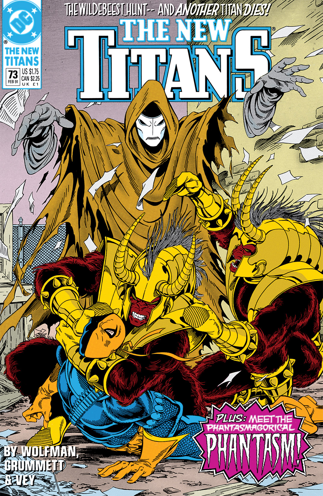 Read online The New Titans (1988) comic -  Issue #73 - 1