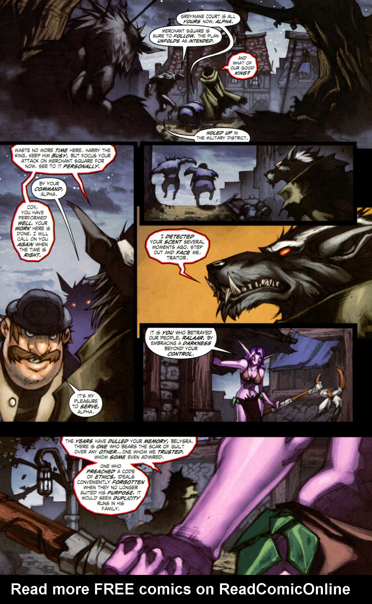 Read online World of Warcraft: Curse of the Worgen comic -  Issue #4 - 6