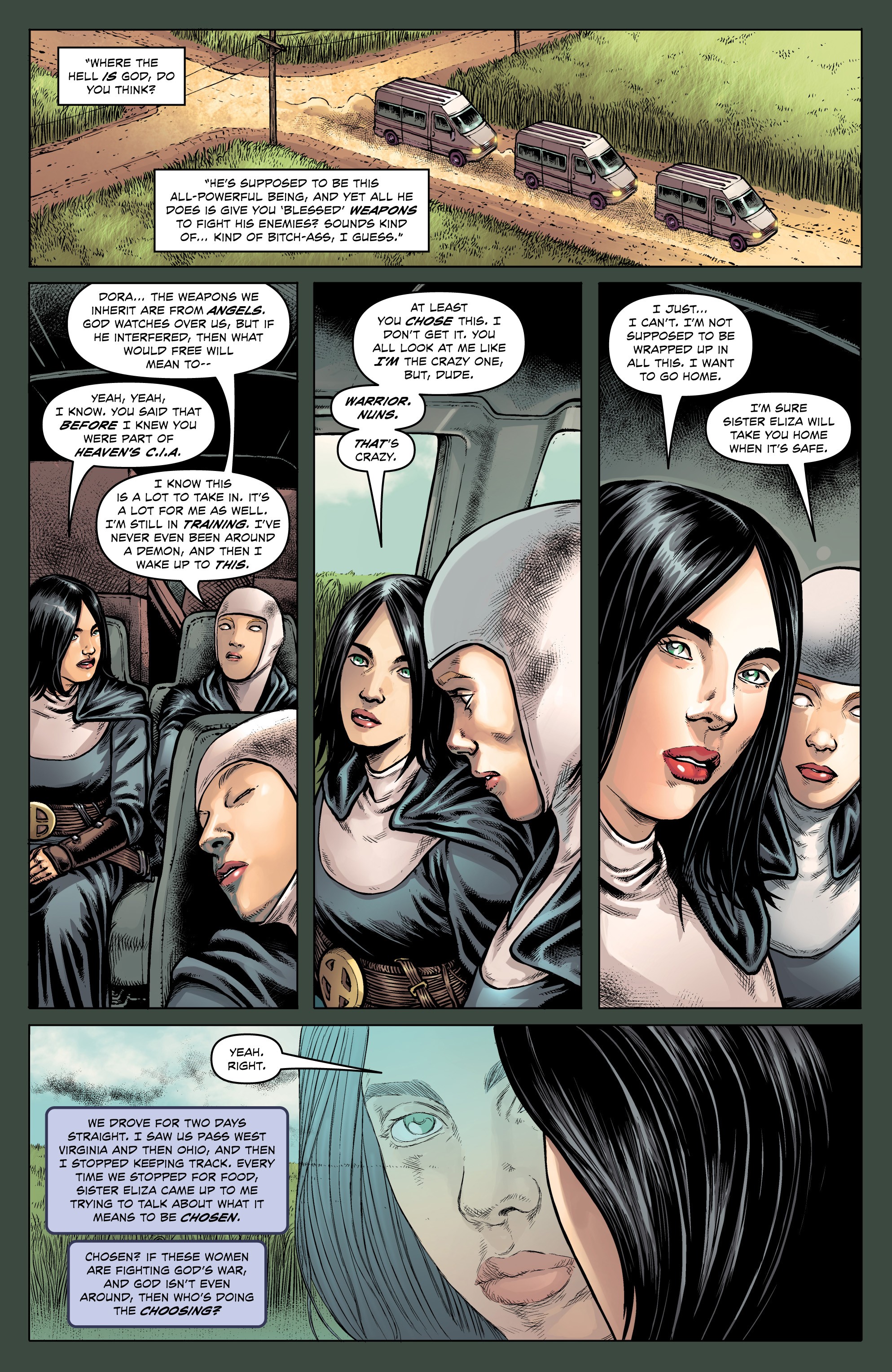 Read online Warrior Nun: Dora comic -  Issue #3 - 5