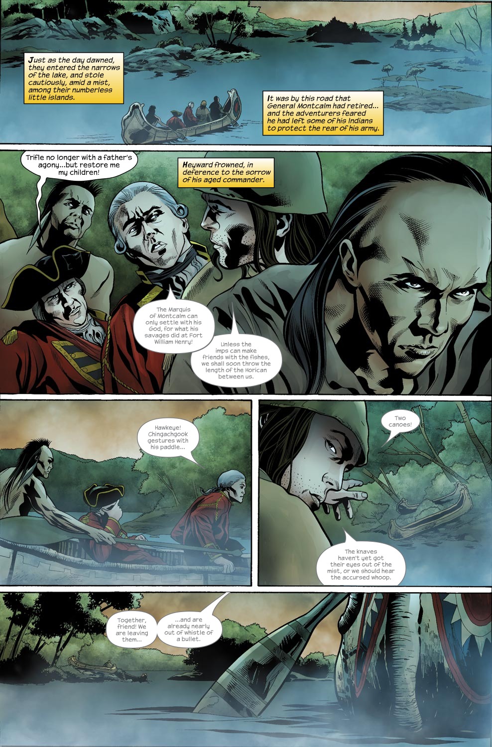 Read online The Last of the Mohicans comic -  Issue #4 - 4