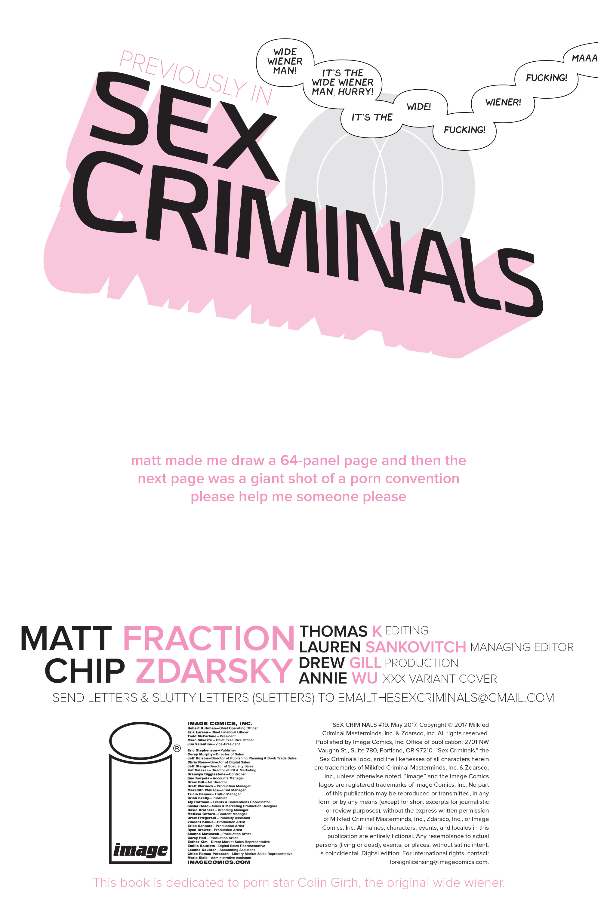 Read online Sex Criminals comic -  Issue #19 - 2