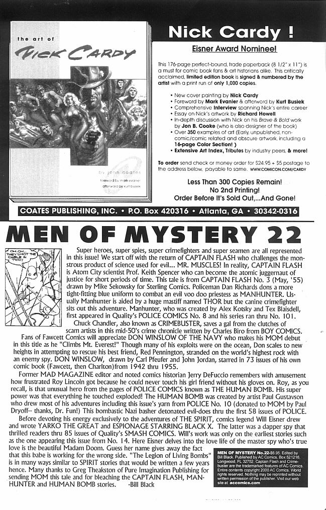 Read online Men of Mystery Comics comic -  Issue #22 - 2