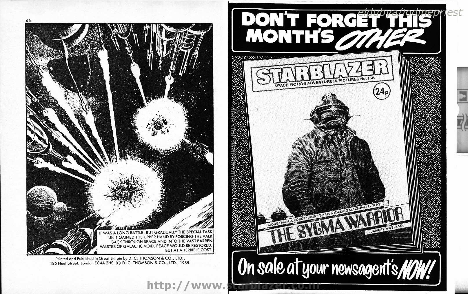 Read online Starblazer comic -  Issue #157 - 35