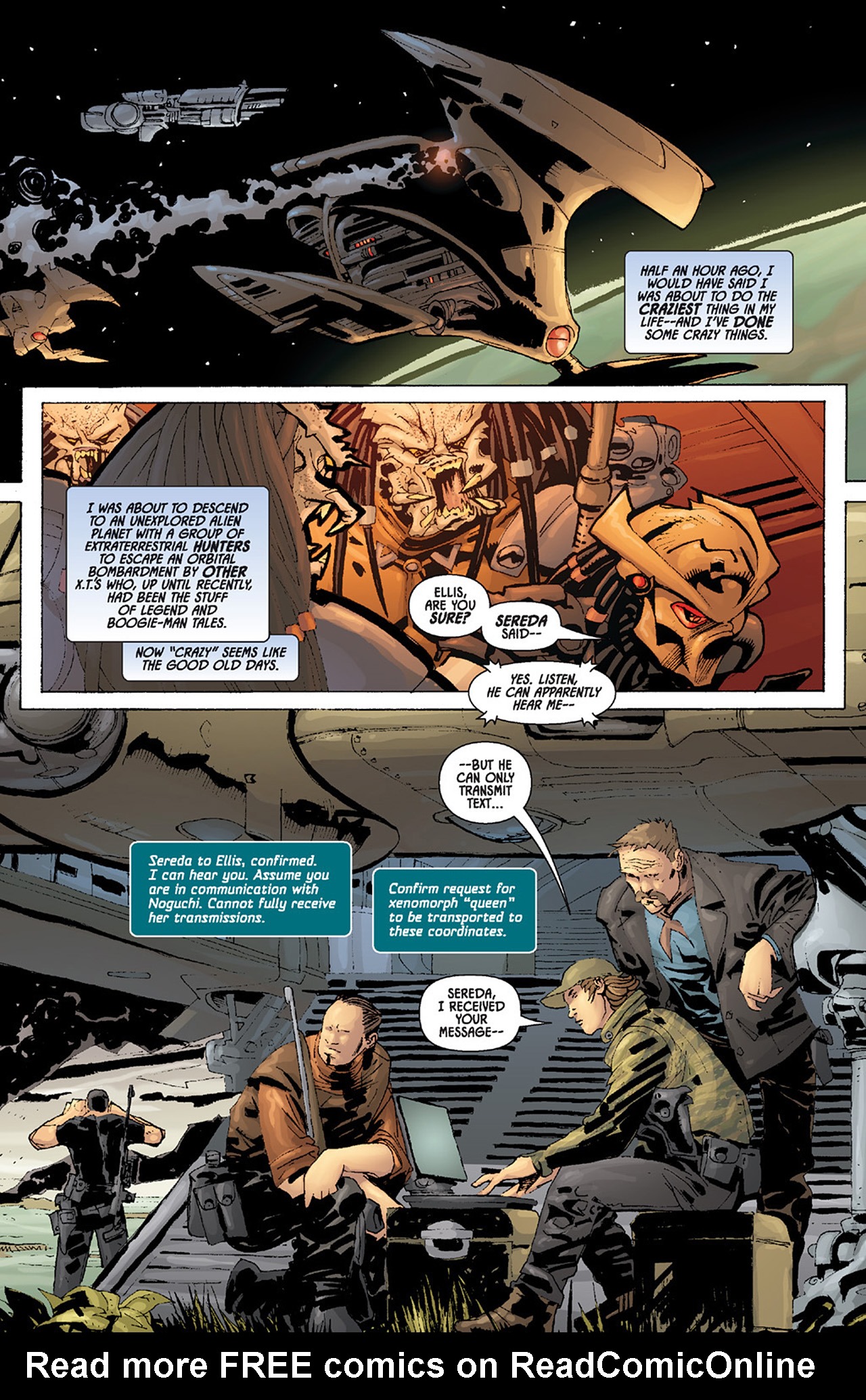 Read online Aliens vs. Predator: Three World War comic -  Issue #6 - 3