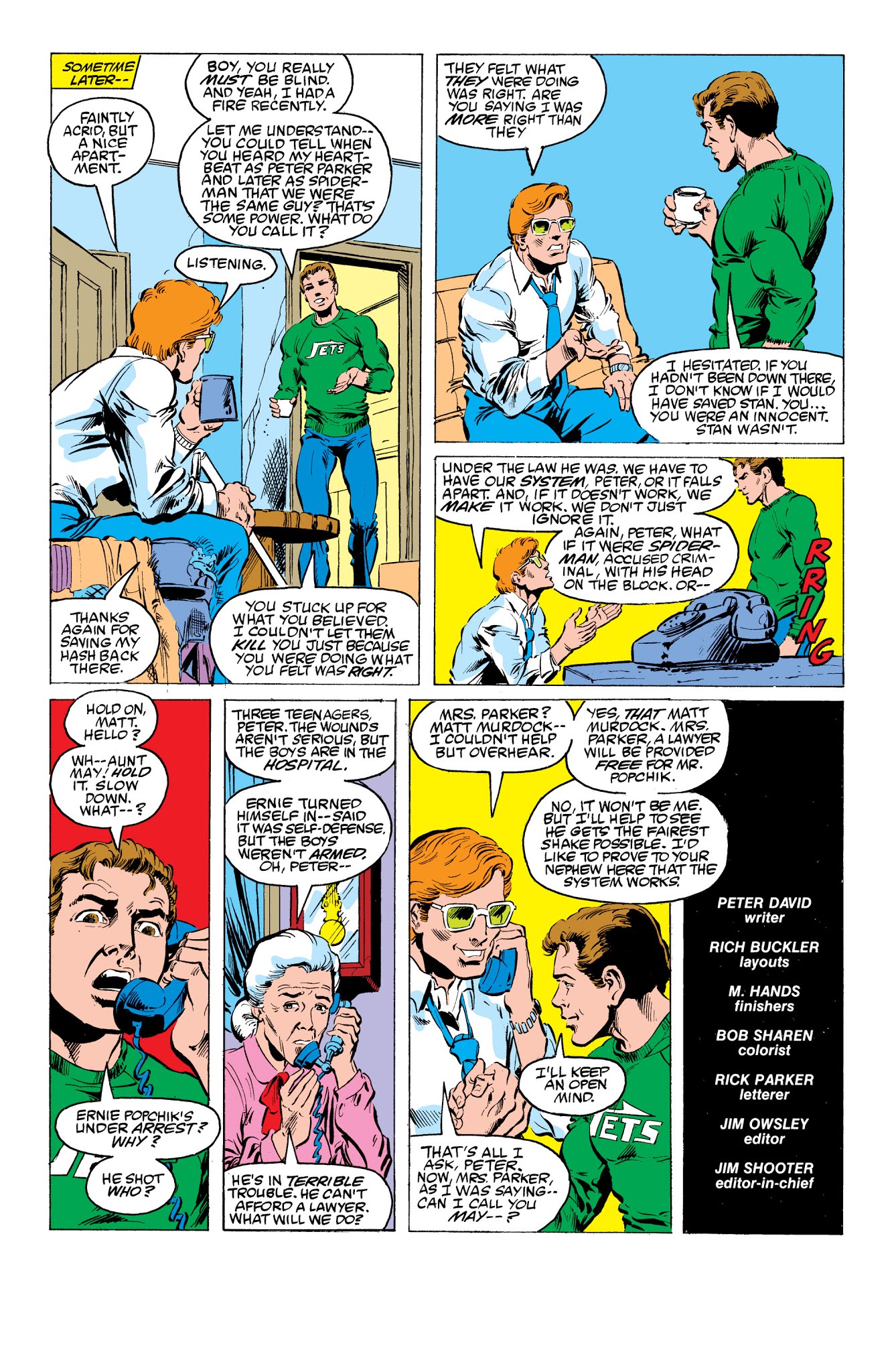 Read online The Spectacular Spider-Man (1976) comic -  Issue # _TPB The Death of Jean DeWolff - 97