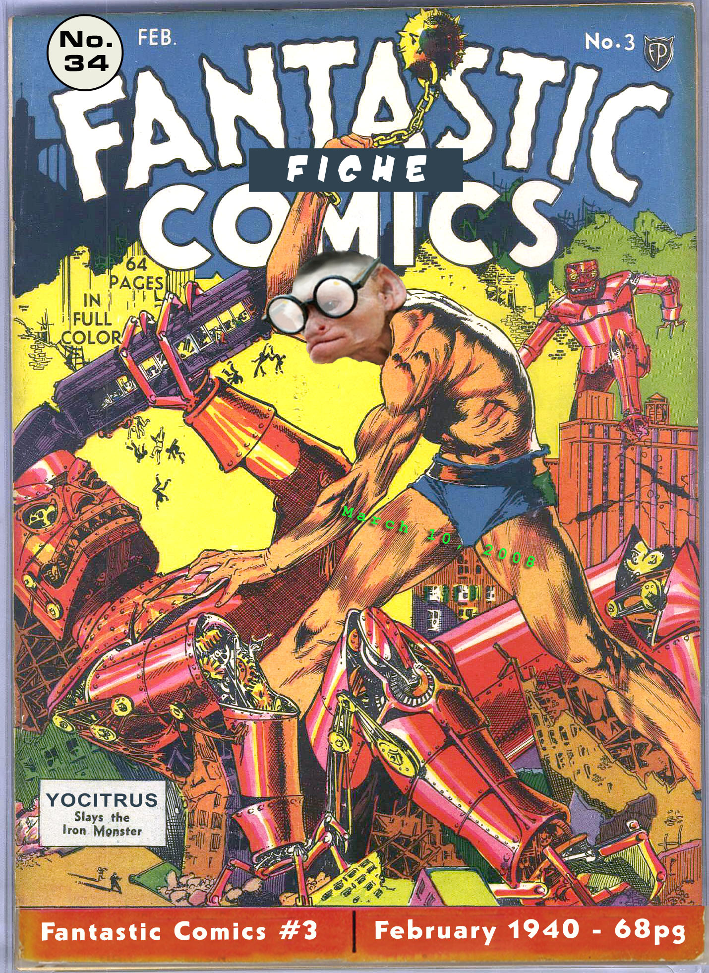 Read online Fantastic Comics comic -  Issue #3 - 1
