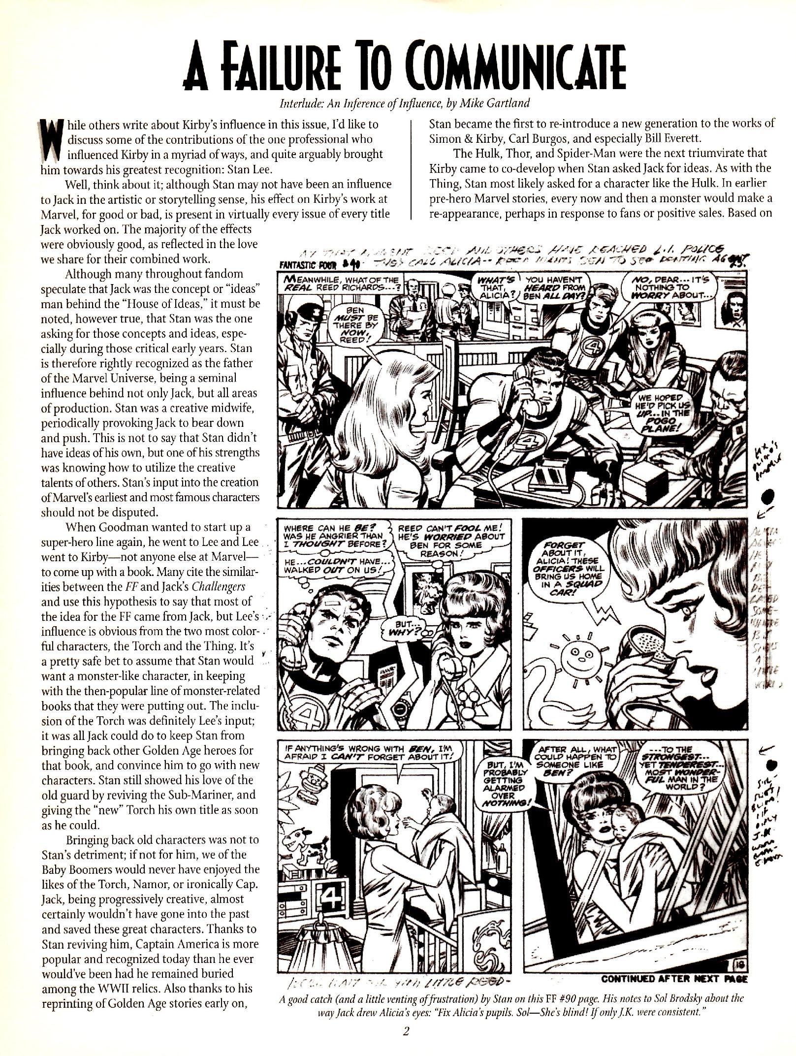 Read online The Jack Kirby Collector comic -  Issue #28 - 4