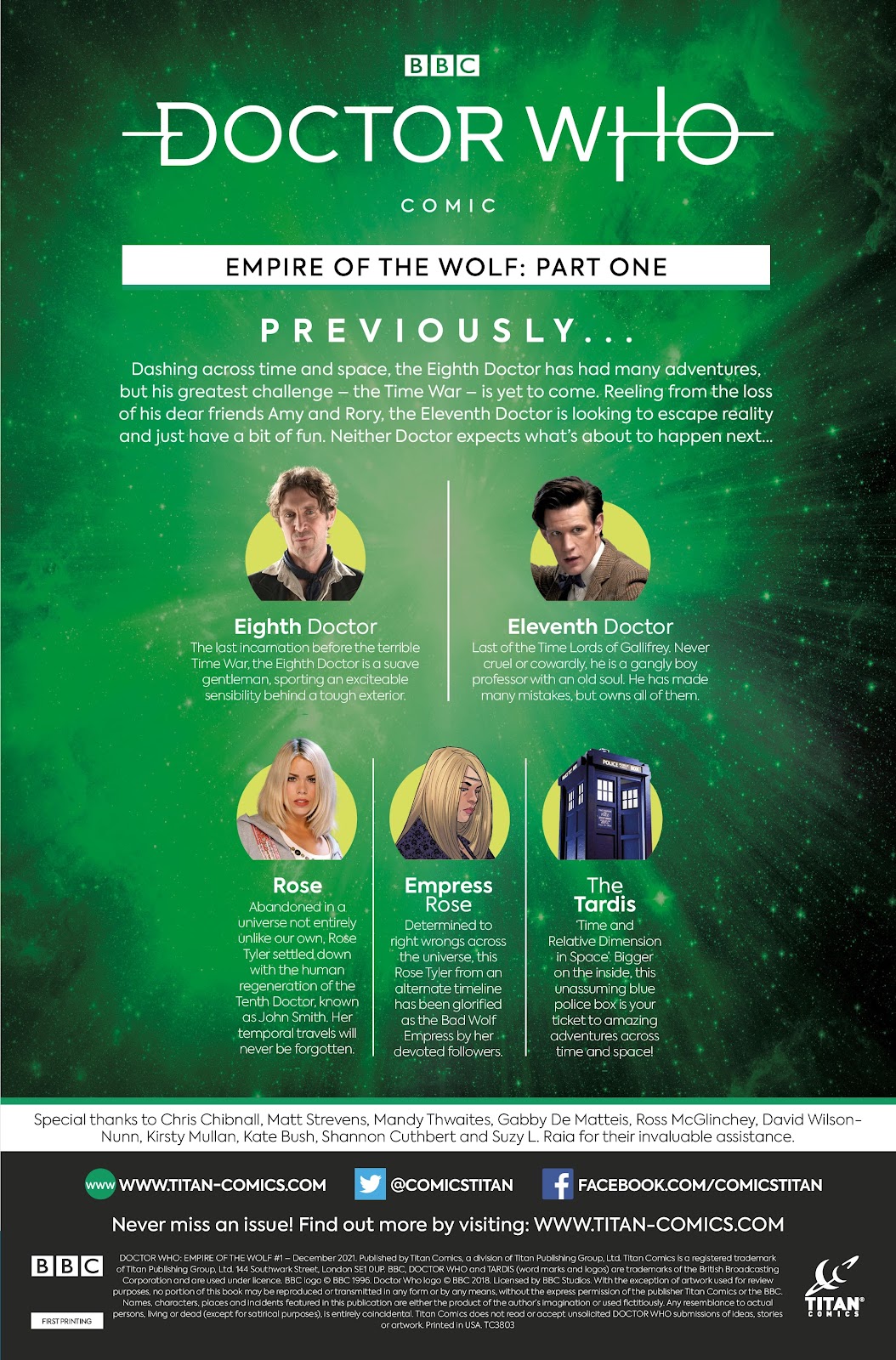 Doctor Who: Empire of the Wolf issue 1 - Page 6