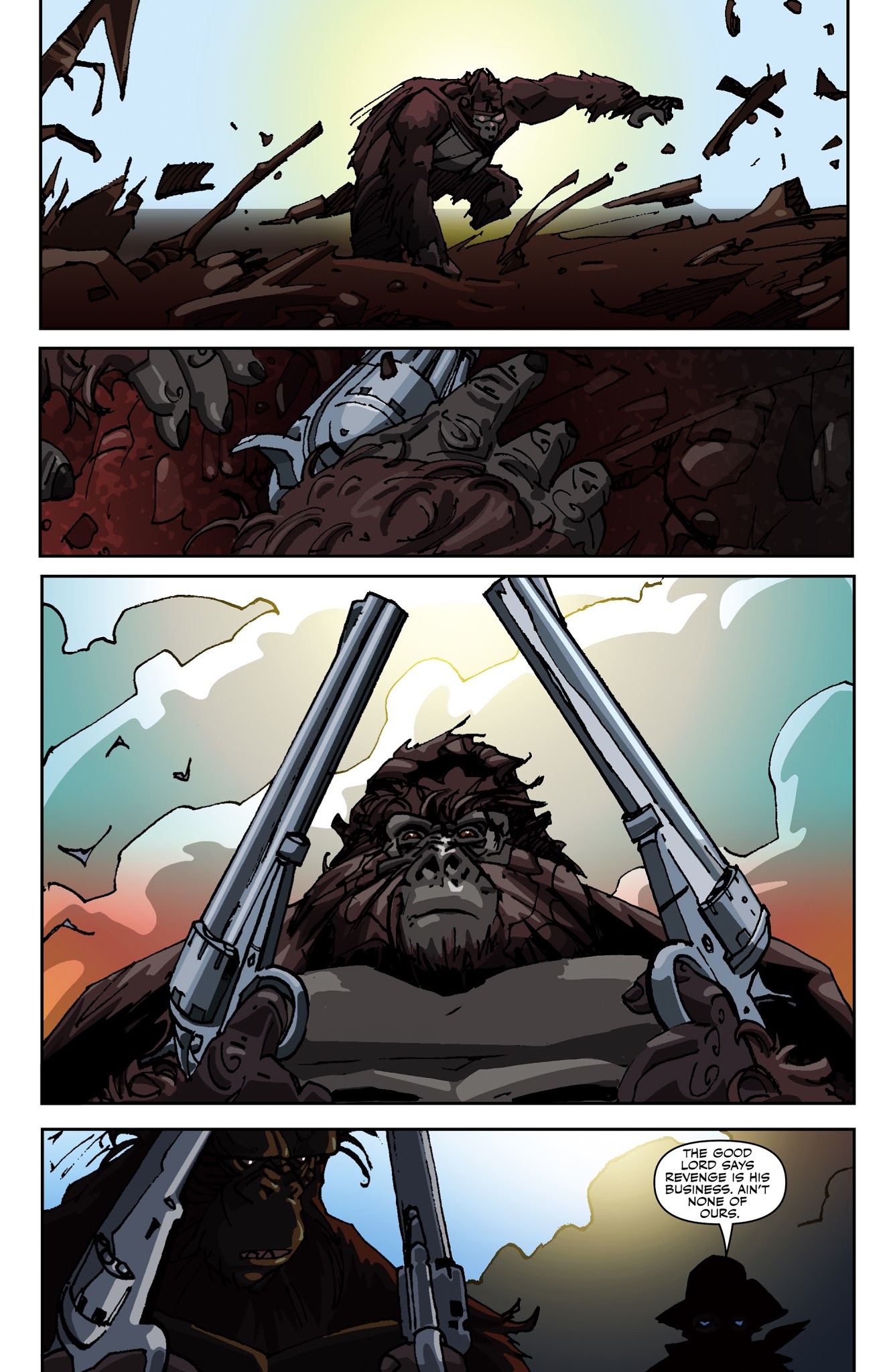 Read online Six-Gun Gorilla: Long Days of Vengeance comic -  Issue #3 - 13