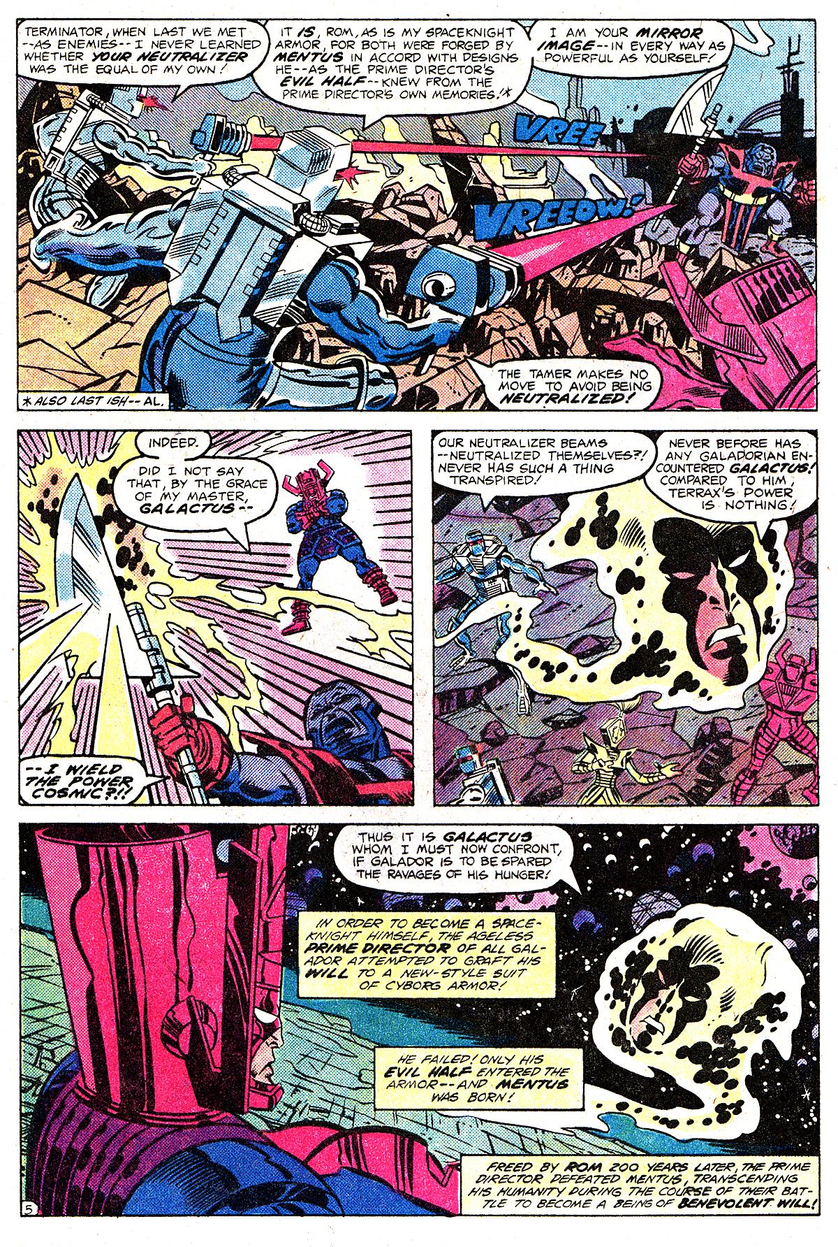 Read online ROM (1979) comic -  Issue #26 - 5