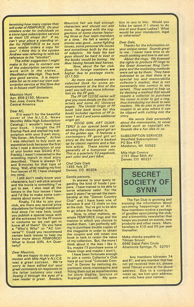 Read online Femforce comic -  Issue #68 - 26