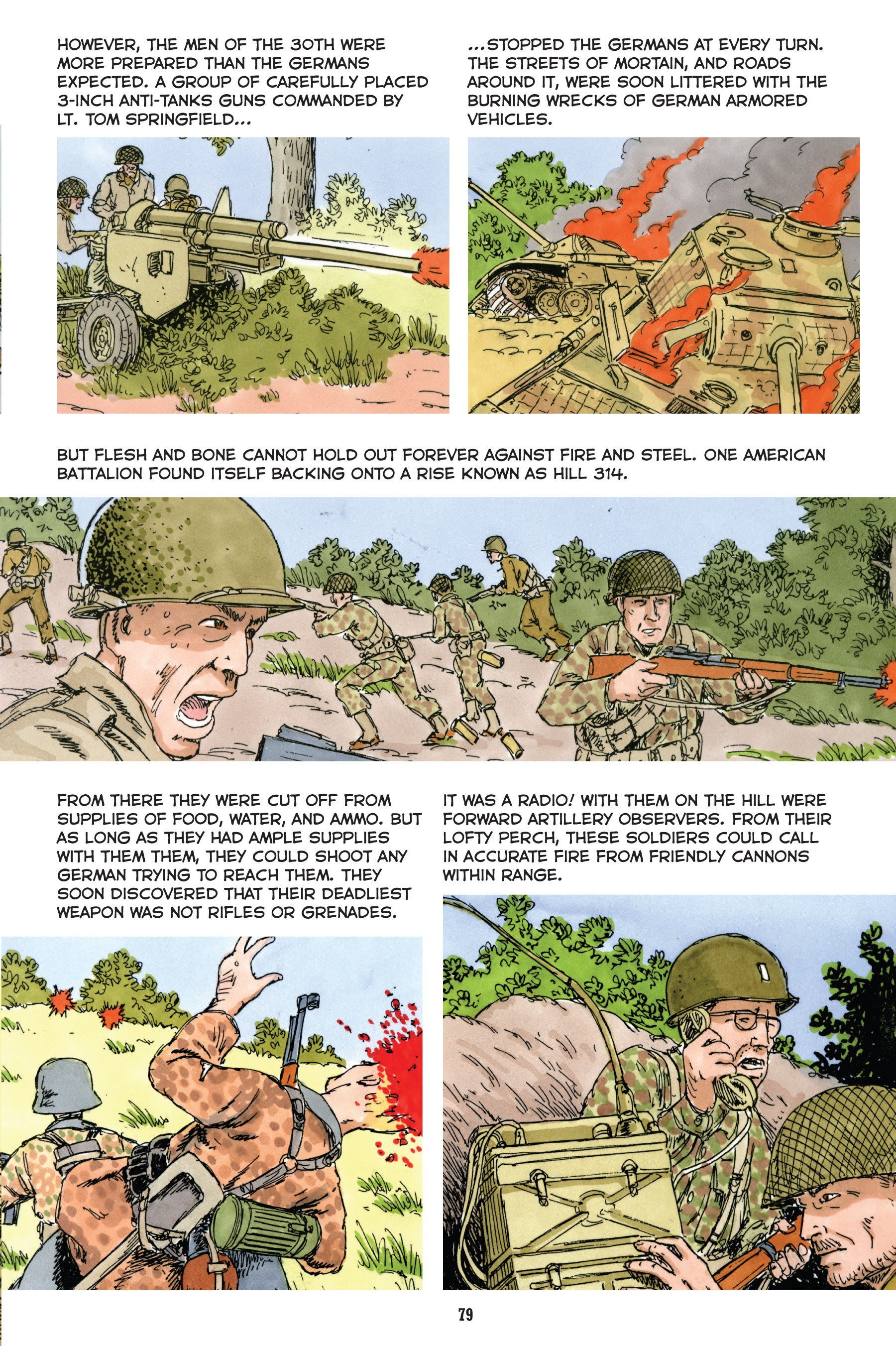 Read online Normandy: A Graphic History of D-Day, the Allied Invasion of Hitler's Fortress Europe comic -  Issue # TPB - 80