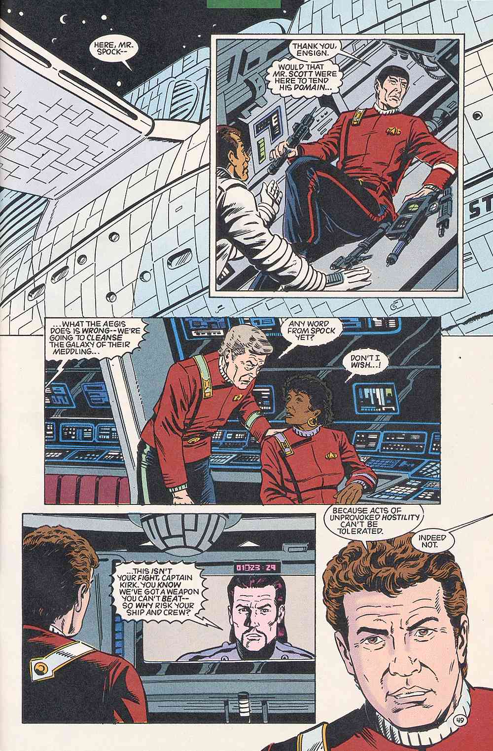 Read online Star Trek (1989) comic -  Issue #50 - 50