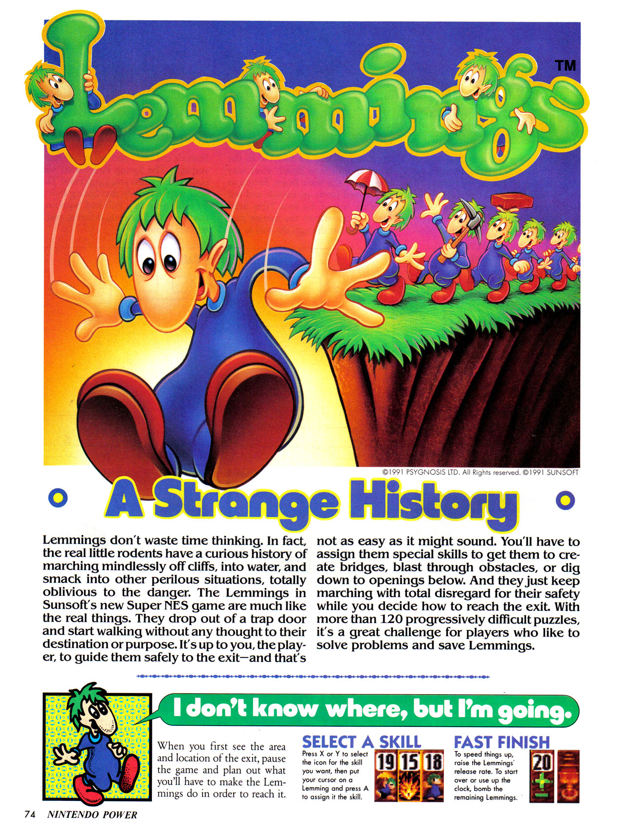 Read online Nintendo Power comic -  Issue #34 - 76