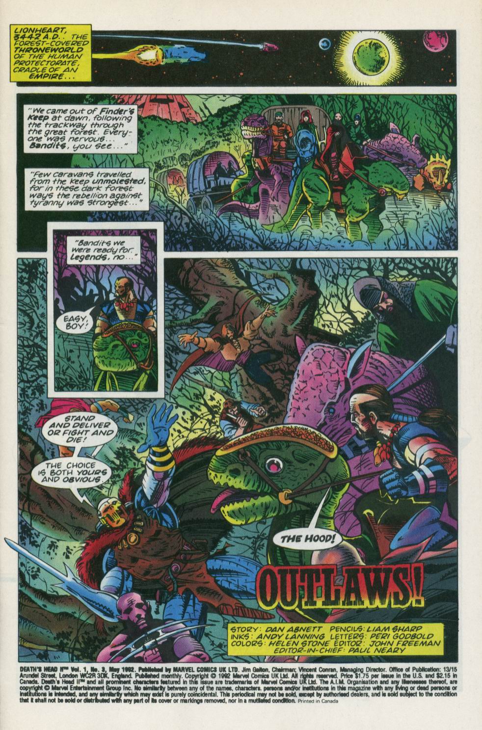 Read online Death's Head II (vol. 1) comic -  Issue #3 - 2