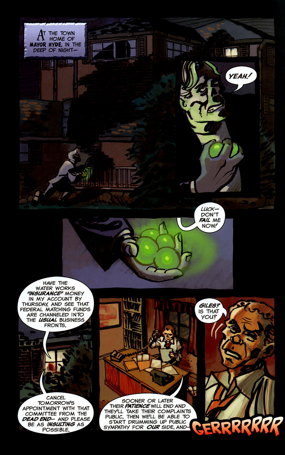 Read online Frankenstein Mobster comic -  Issue #5 - 9