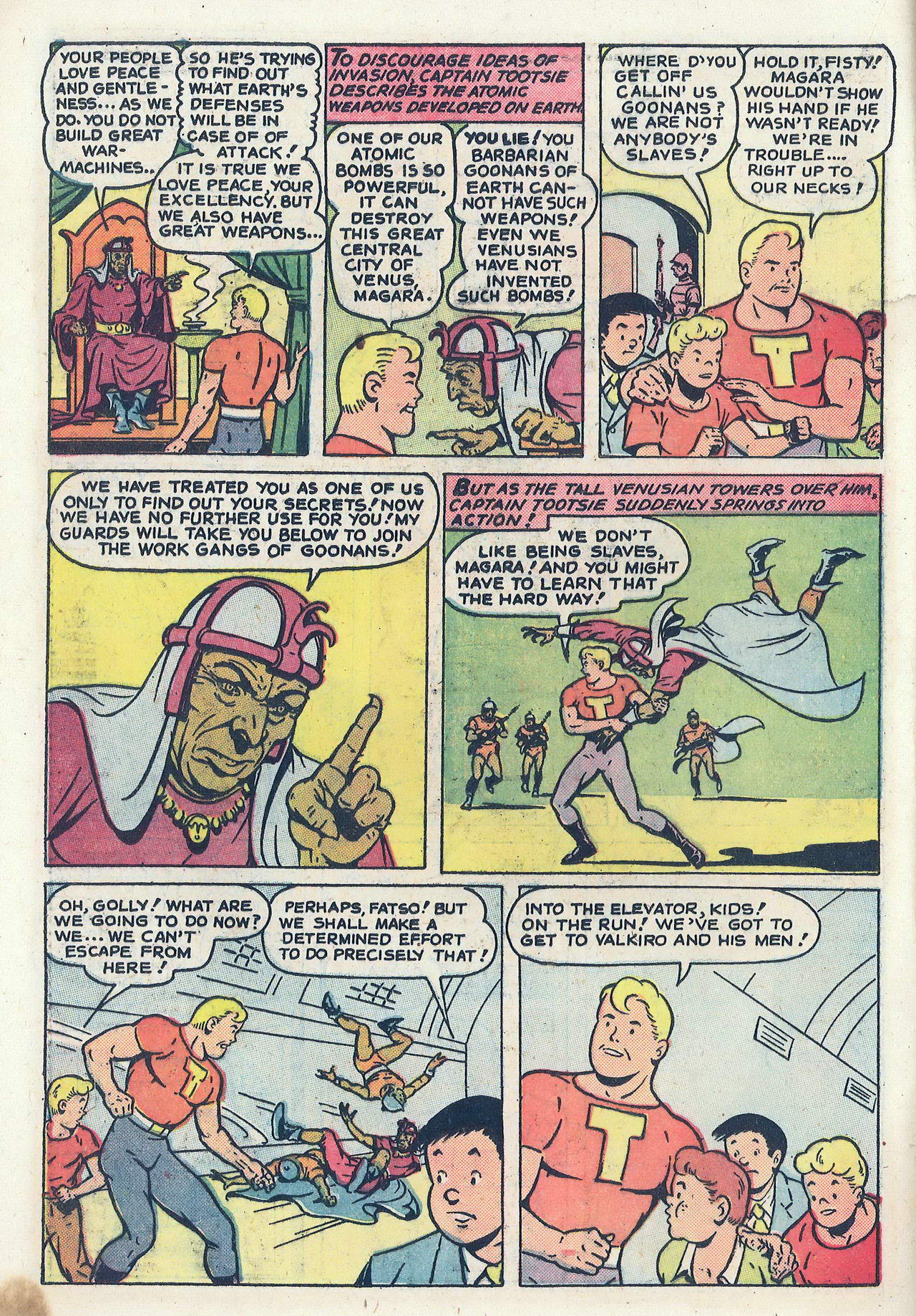 Read online Adventure of Captain Tootsie & the Space Legion comic -  Issue #1 - 20