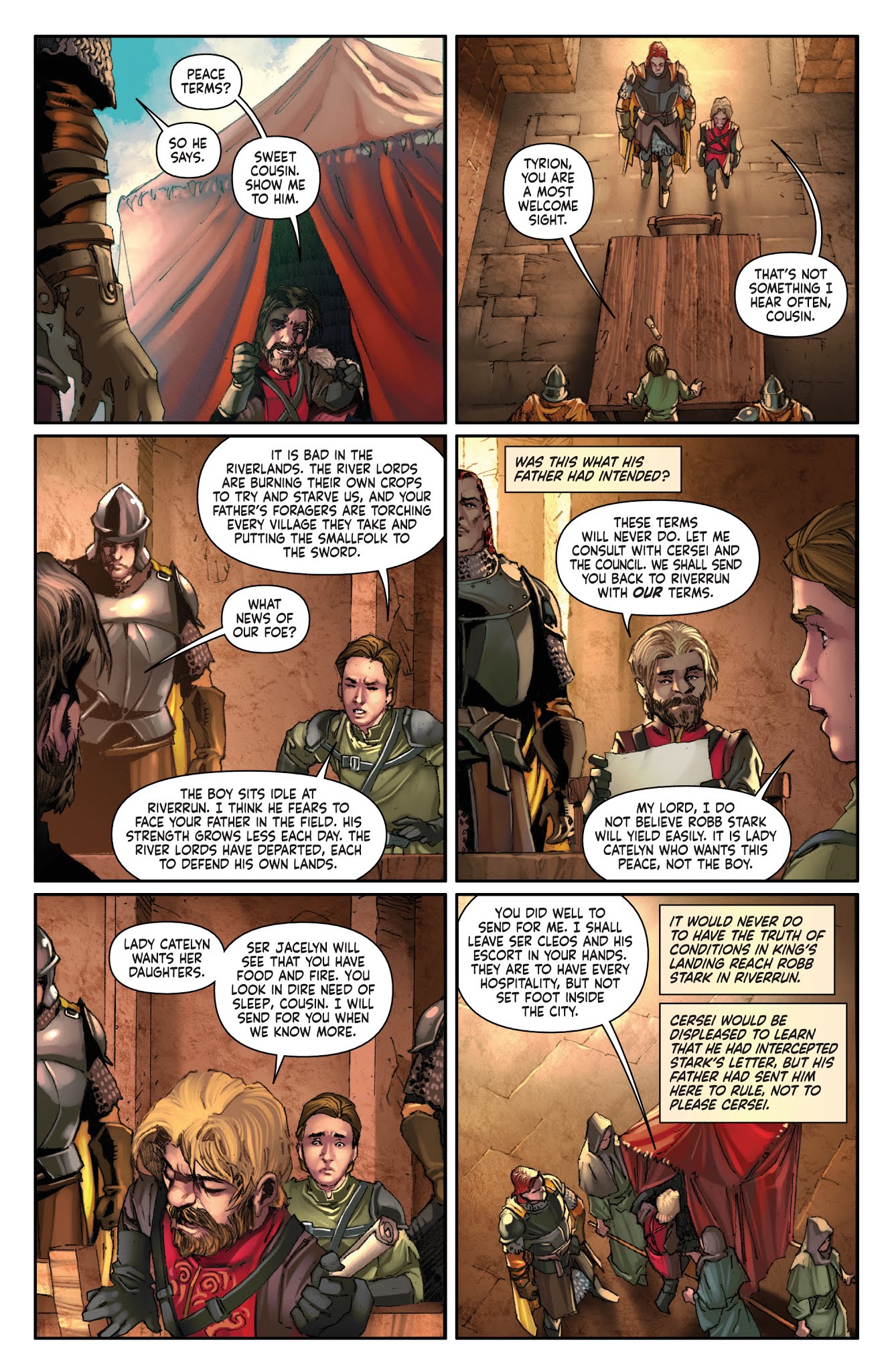 Read online A Clash of Kings comic -  Issue #12 - 7