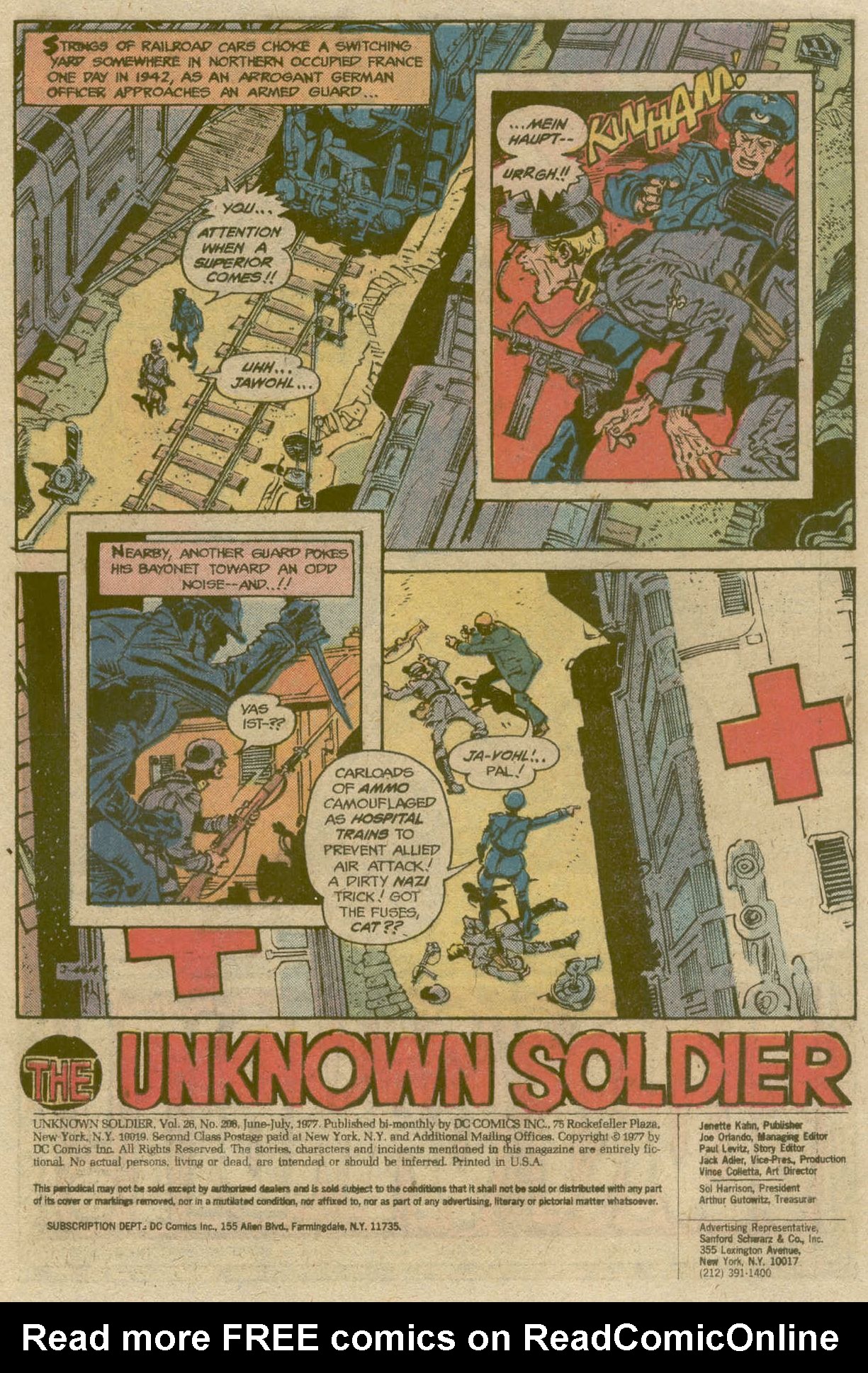 Read online Unknown Soldier (1977) comic -  Issue #206 - 3