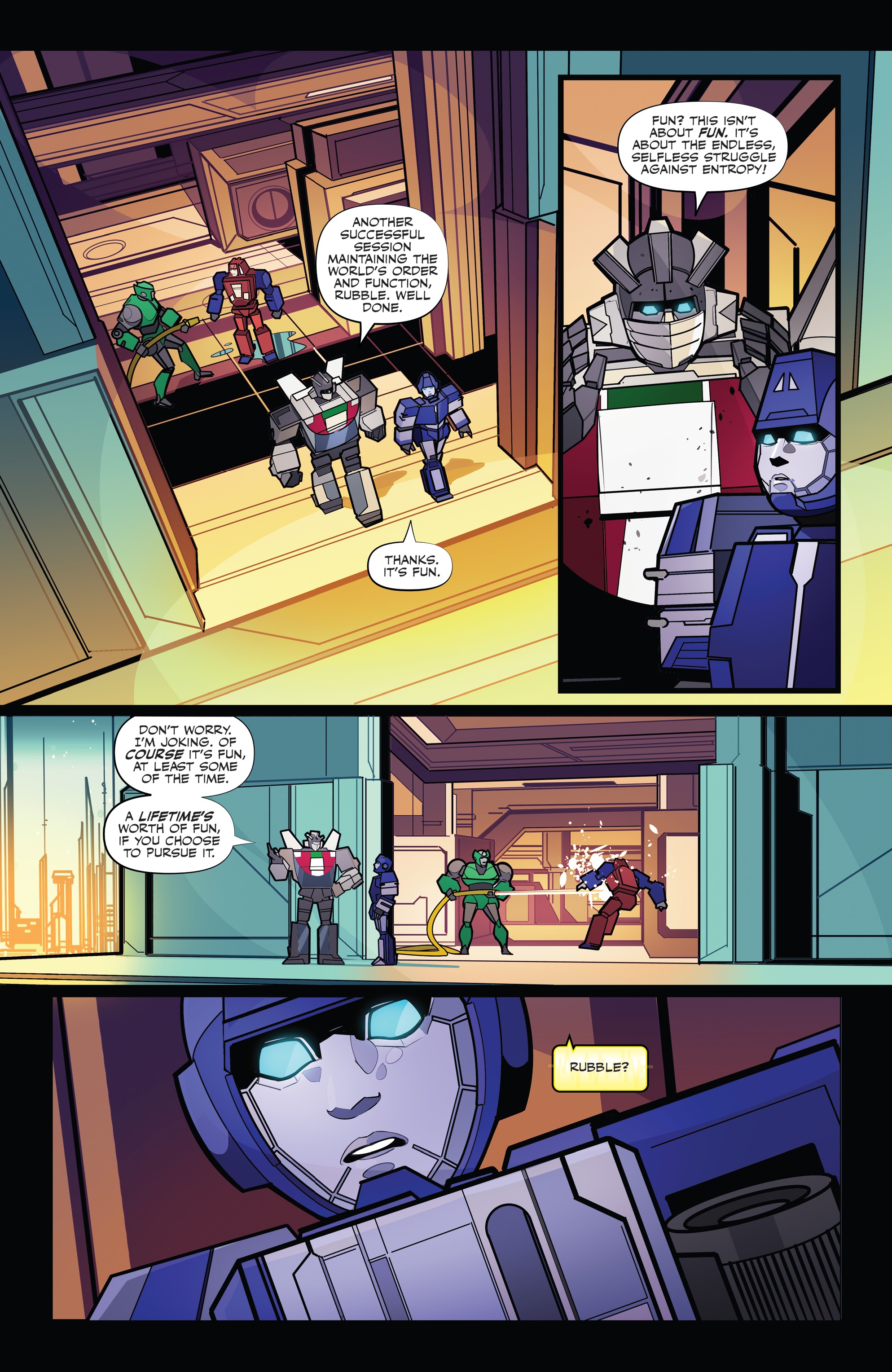 Read online Transformers (2019) comic -  Issue #5 - 8