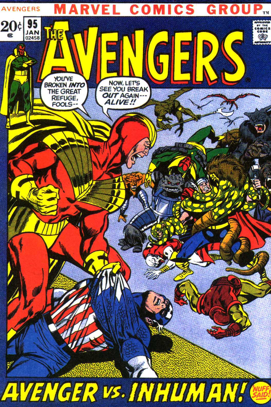 Read online The Avengers (1963) comic -  Issue #95 - 1