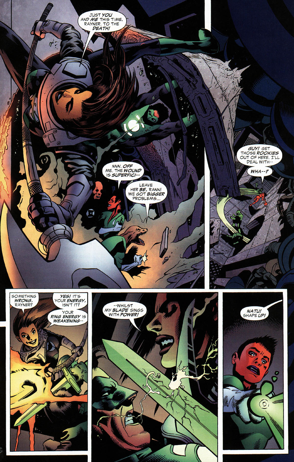 Read online Green Lantern Corps: Recharge comic -  Issue #4 - 11