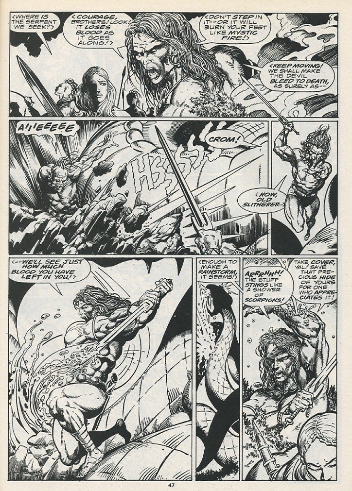 Read online The Savage Sword Of Conan comic -  Issue #217 - 49