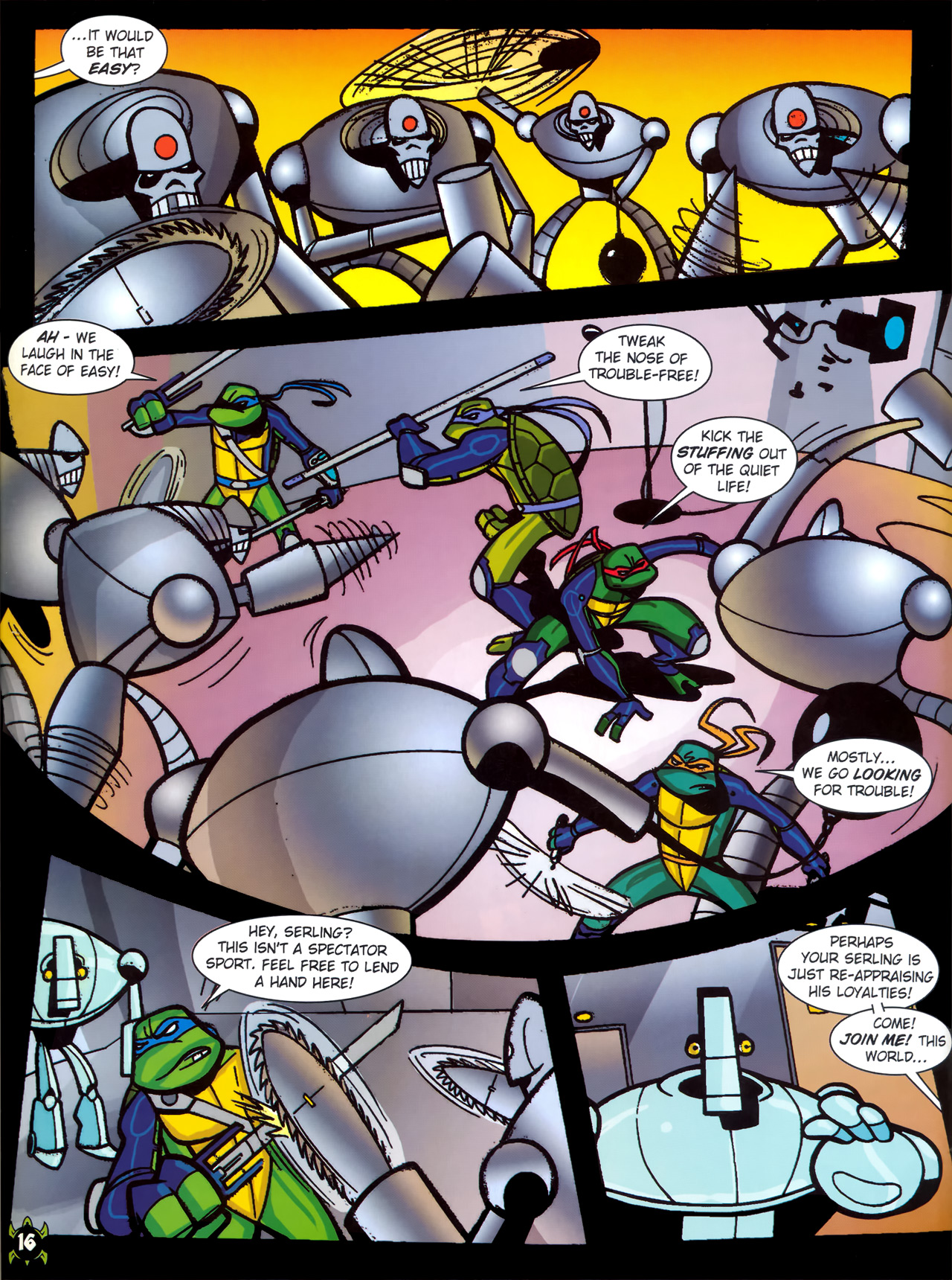 Read online Teenage Mutant Ninja Turtles Comic comic -  Issue #6 - 15