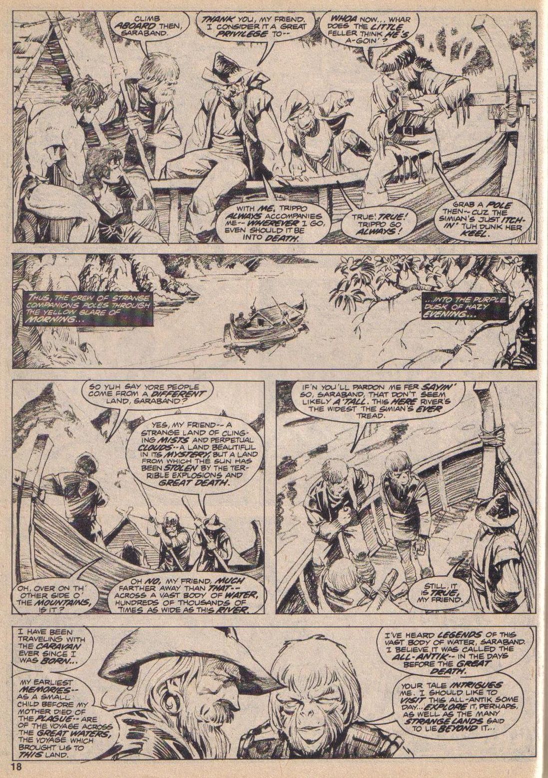 Read online Planet of the Apes comic -  Issue #8 - 18