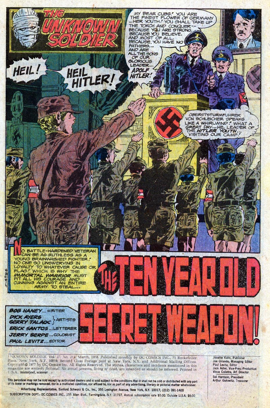 Read online Unknown Soldier (1977) comic -  Issue #213 - 2