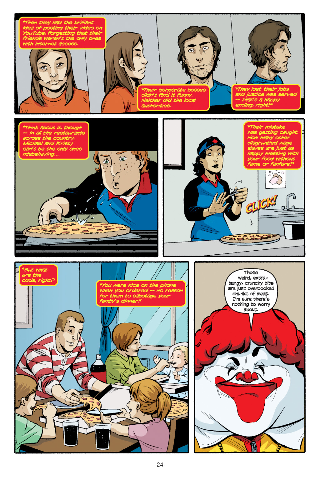 Read online Supersized: Strange Tales from a Fast-Food Culture comic -  Issue # TPB - 25