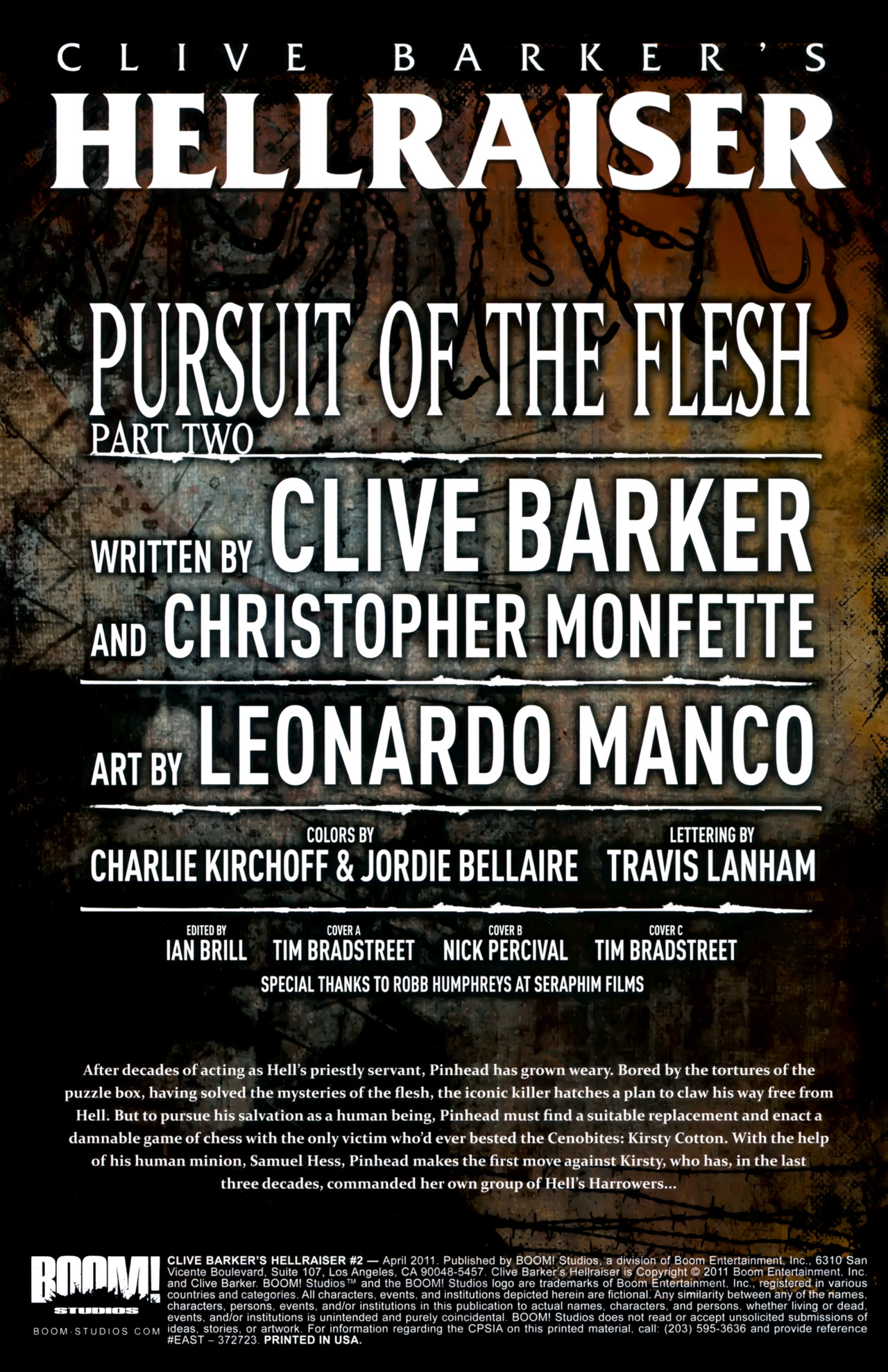 Read online Clive Barker's Hellraiser (2011) comic -  Issue #2 - 3