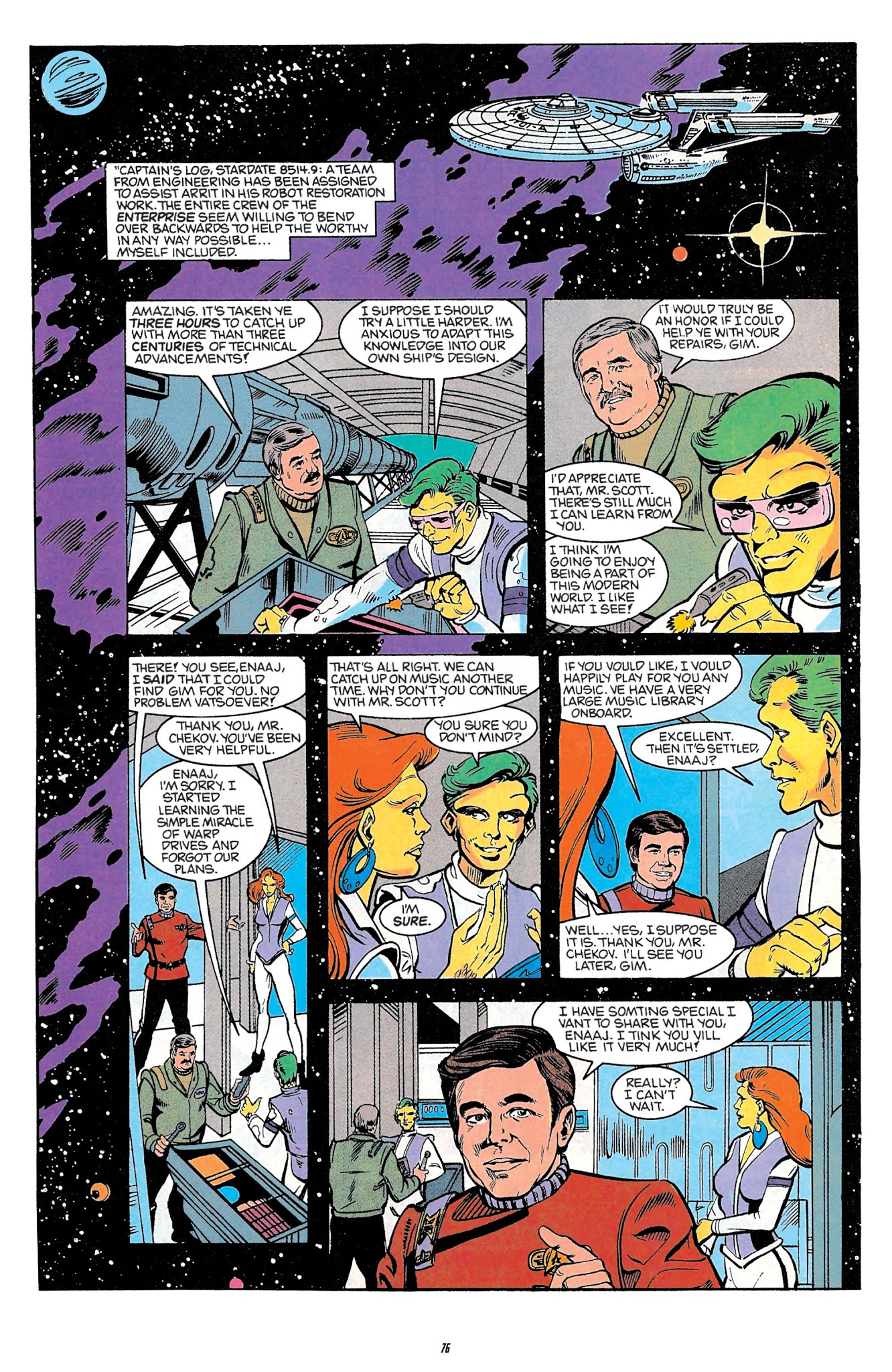 Read online Star Trek Archives comic -  Issue # TPB 1 (Part 1) - 74