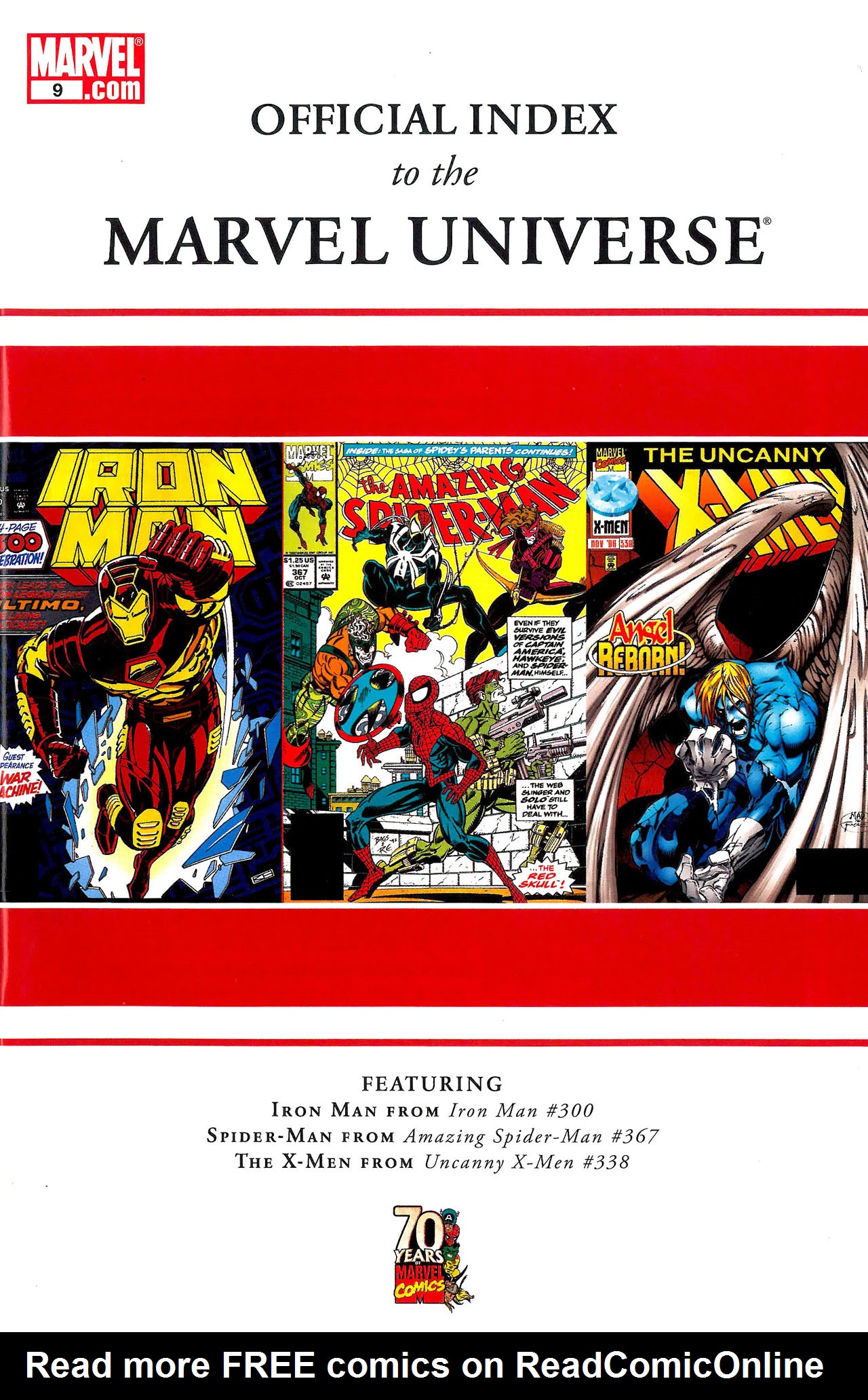 Read online Official Index to the Marvel Universe comic -  Issue #9 - 1