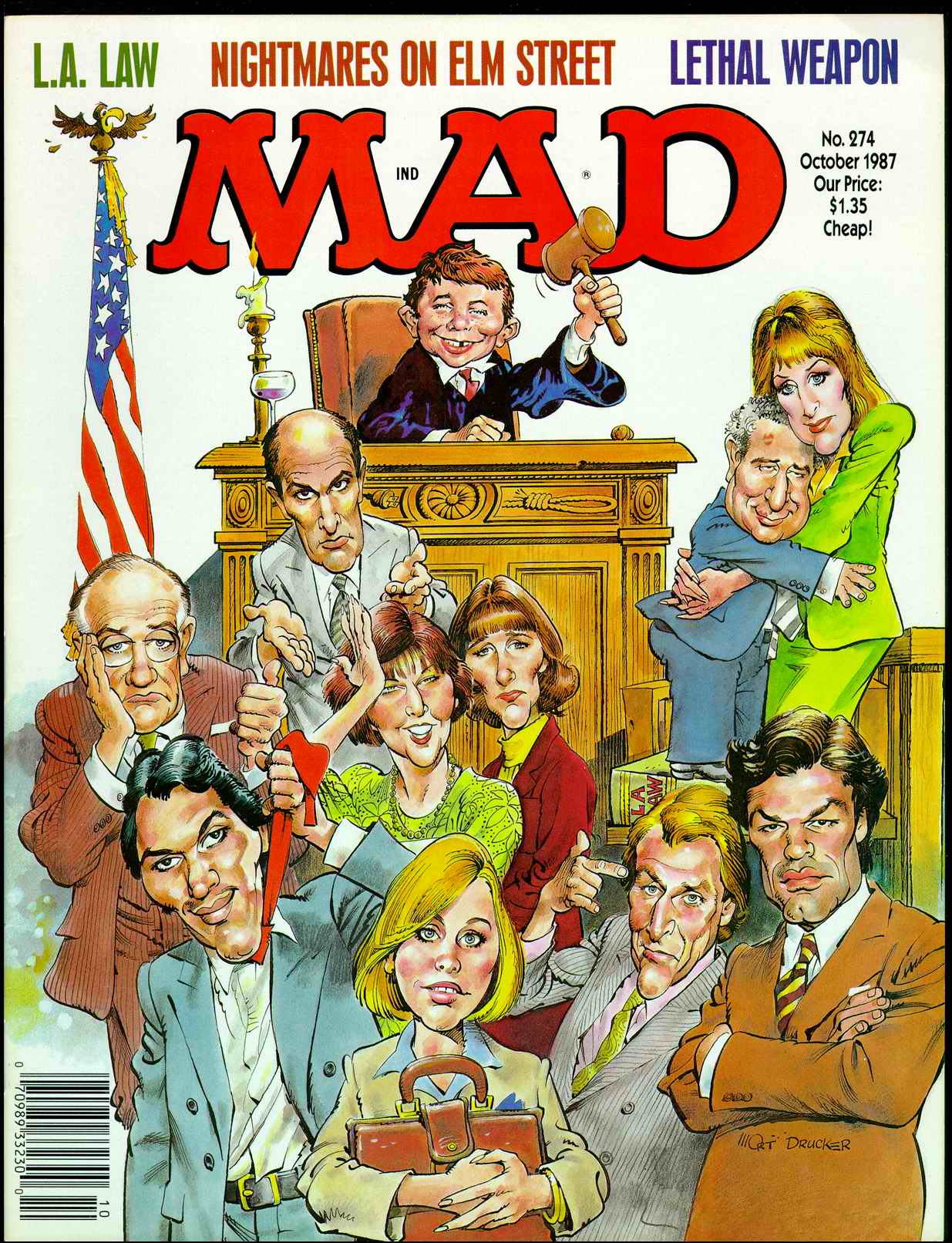 Read online MAD comic -  Issue #274 - 1