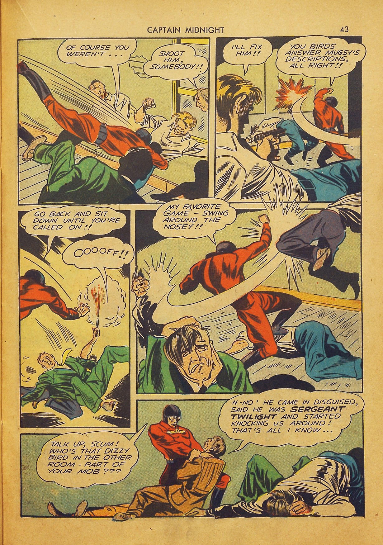 Read online Captain Midnight (1942) comic -  Issue #2 - 42