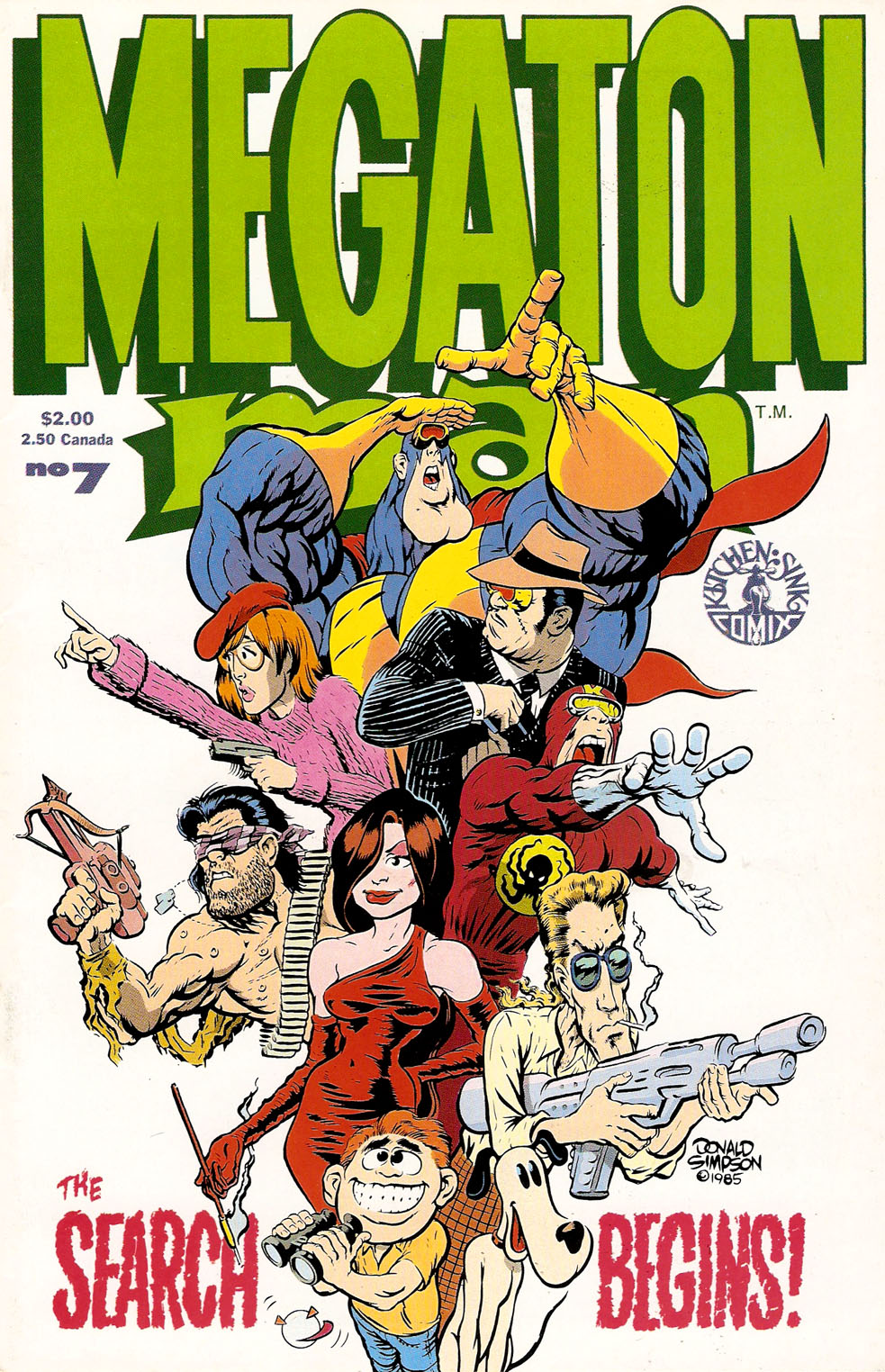 Read online Megaton Man comic -  Issue #7 - 1