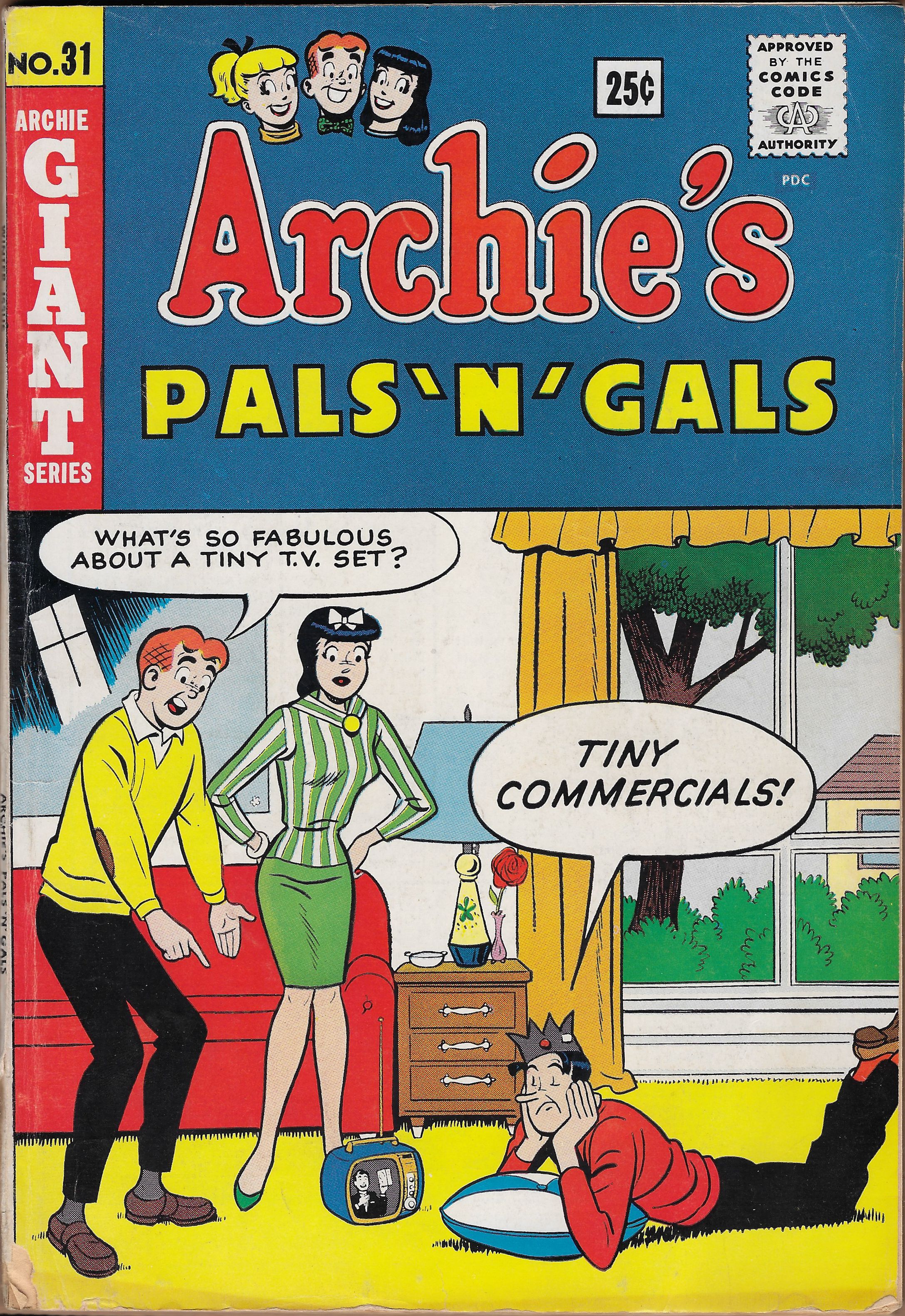 Read online Archie's Pals 'N' Gals (1952) comic -  Issue #31 - 1